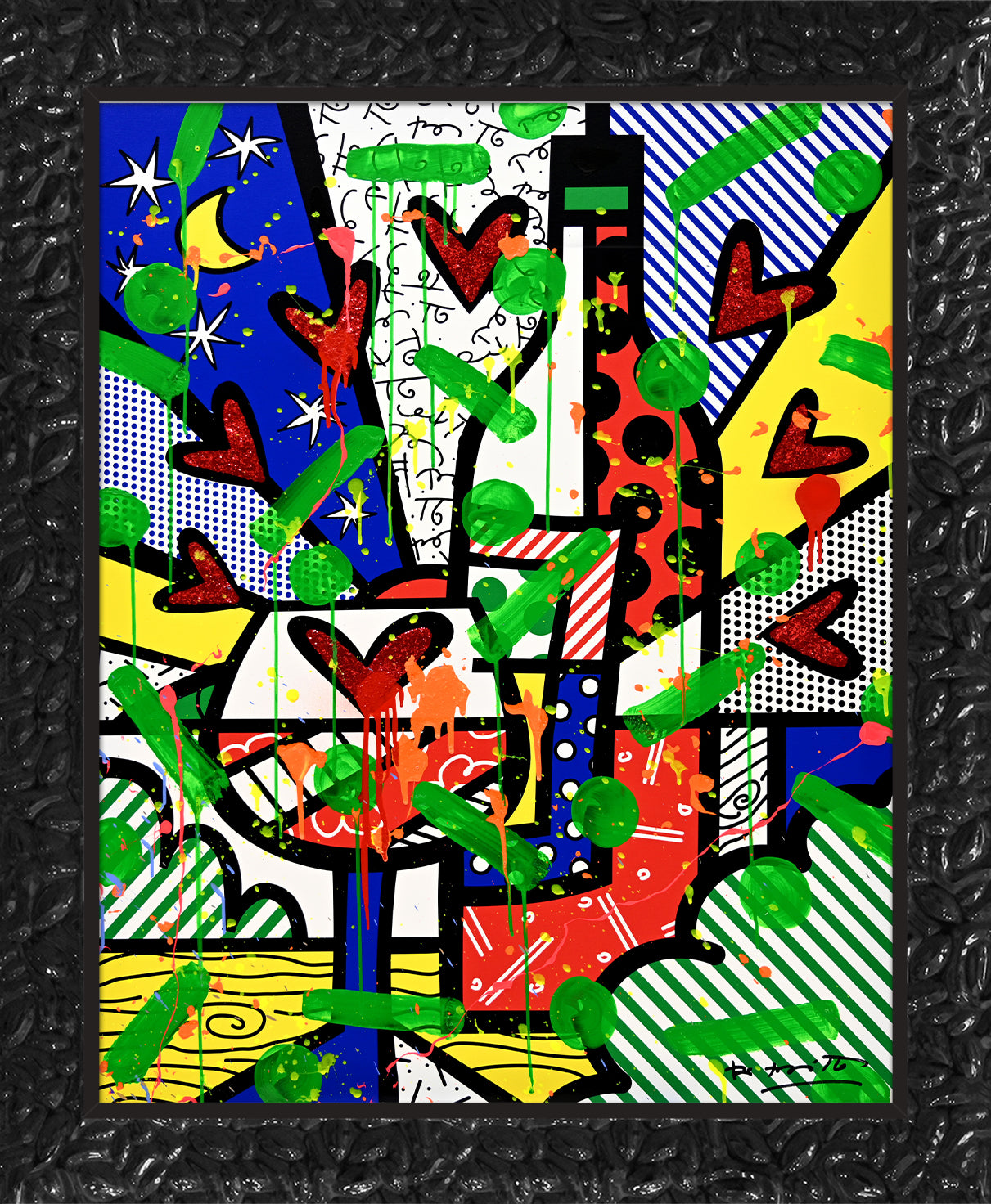 Bordeaux - Mixed Media Original