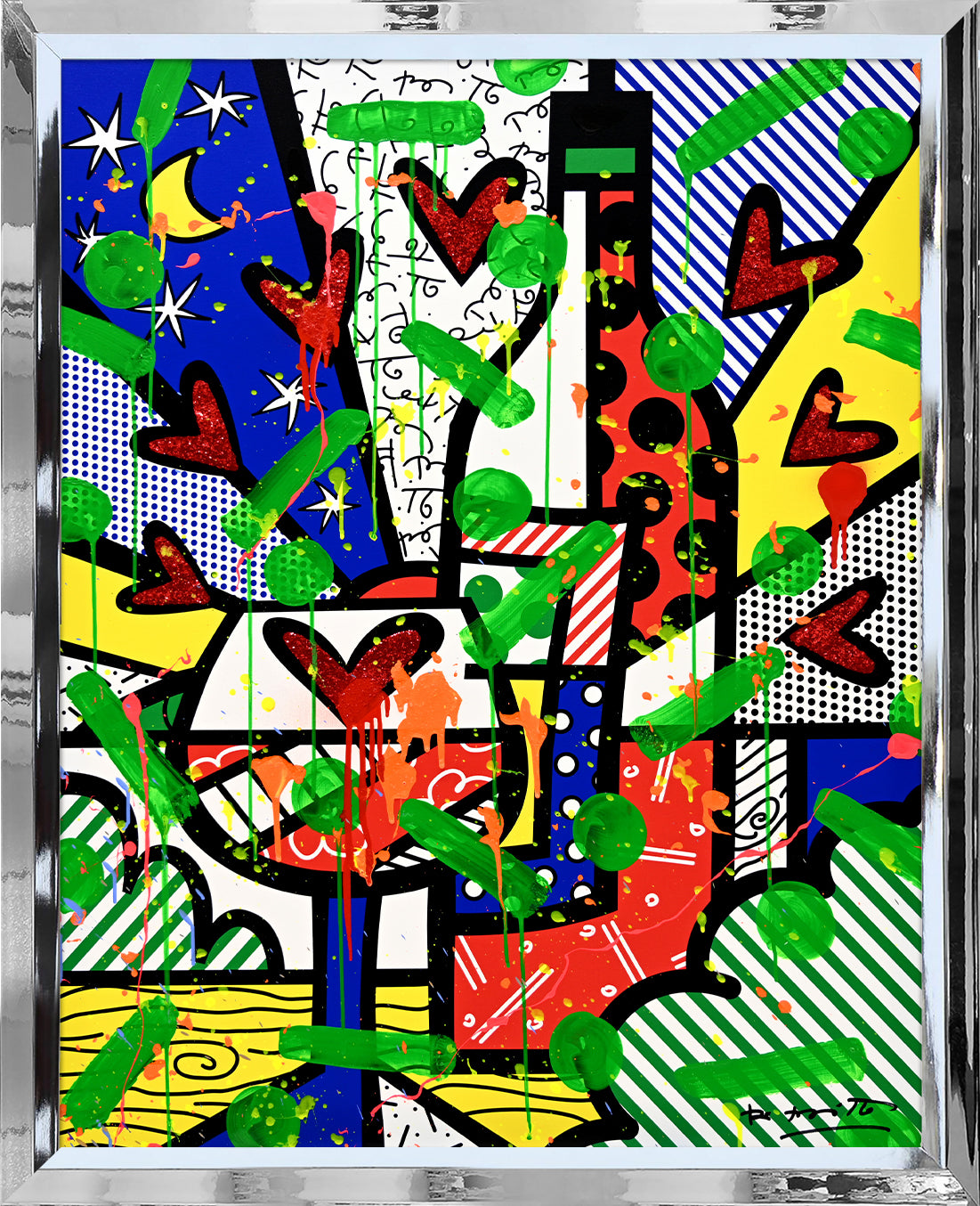 Bordeaux - Mixed Media Original