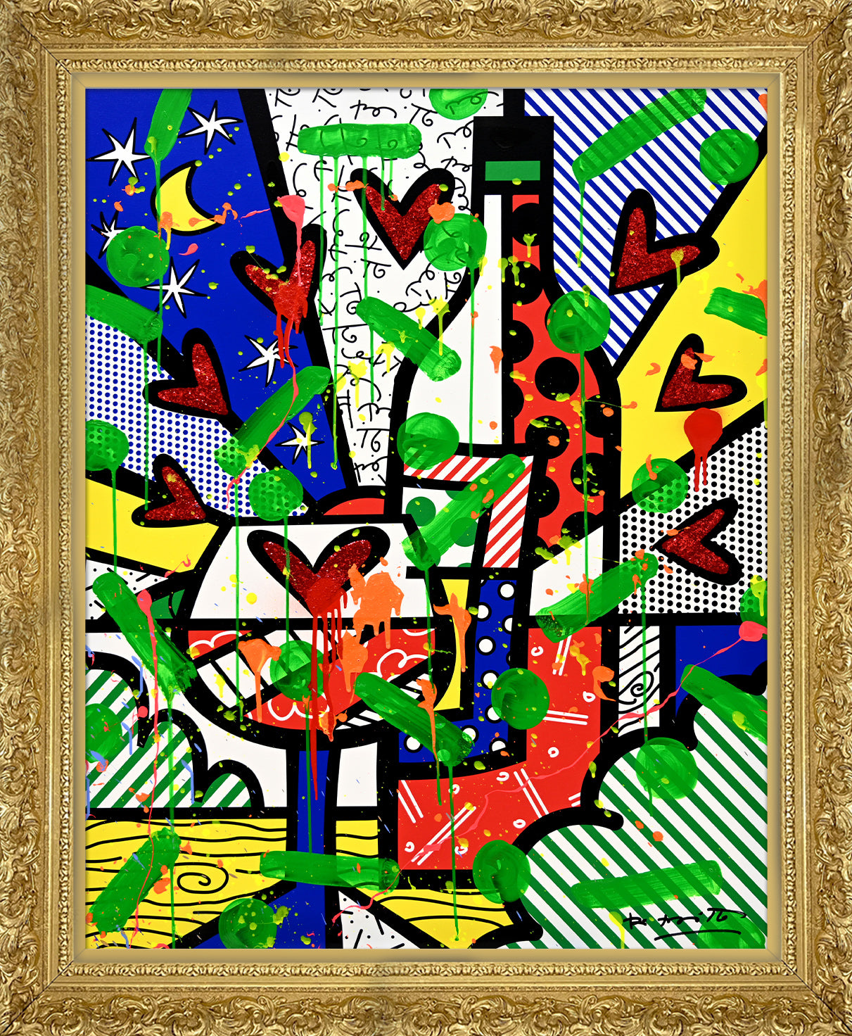 Bordeaux - Mixed Media Original