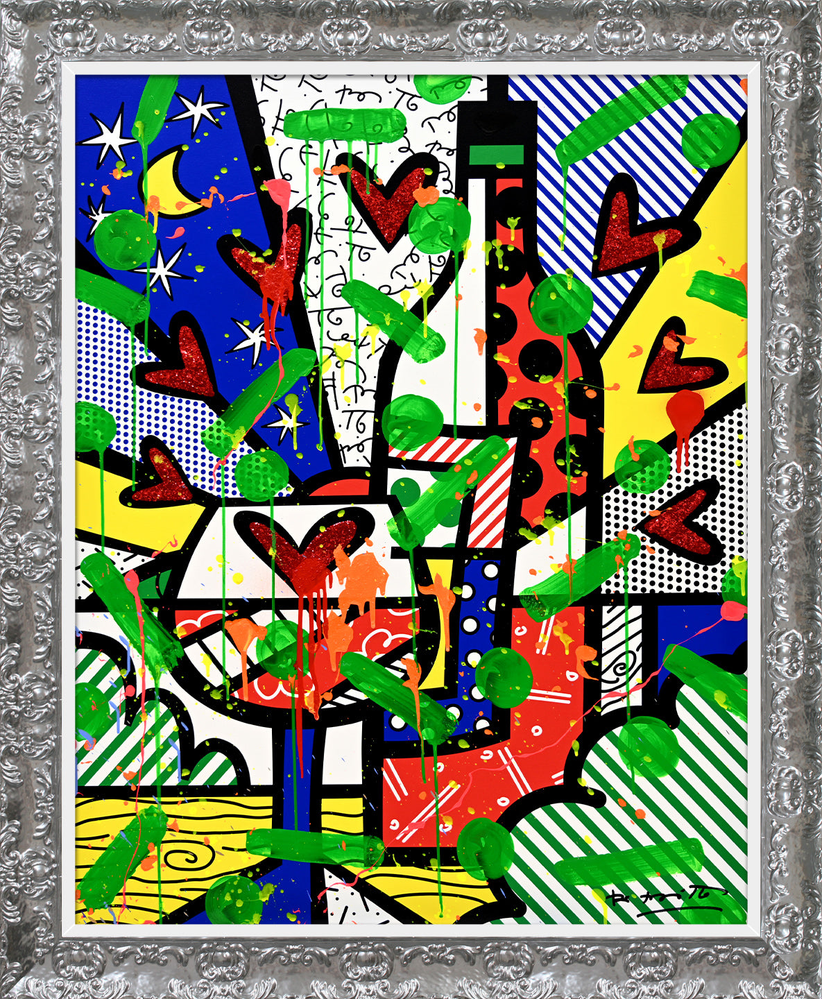 Bordeaux - Mixed Media Original