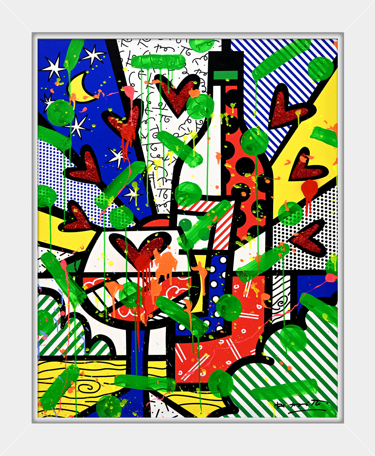 Bordeaux - Mixed Media Original