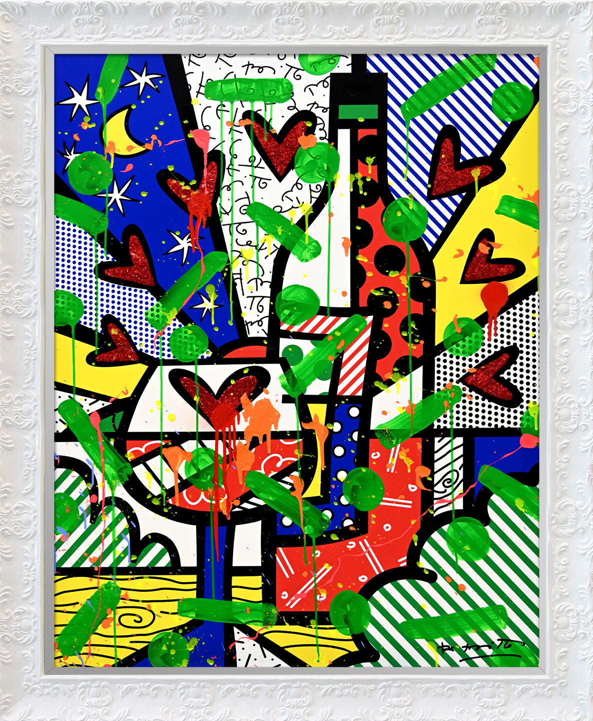 Bordeaux - Mixed Media Original