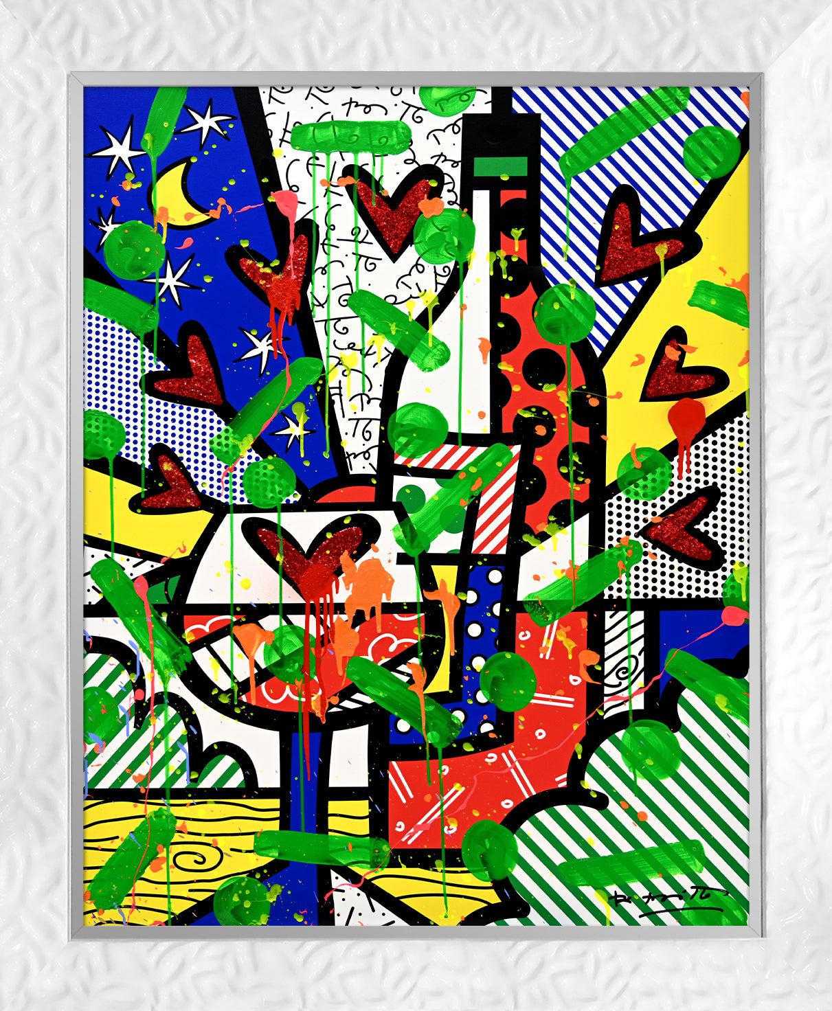 Bordeaux - Mixed Media Original