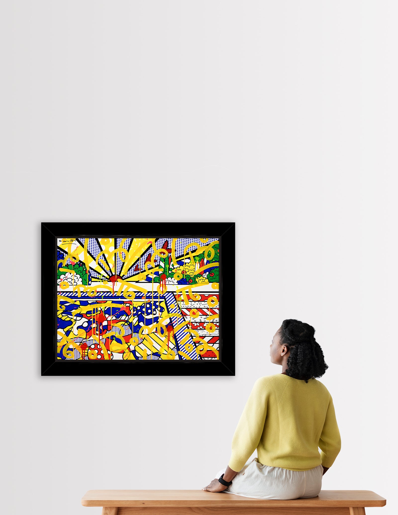 California Pool - Mixed Media Original