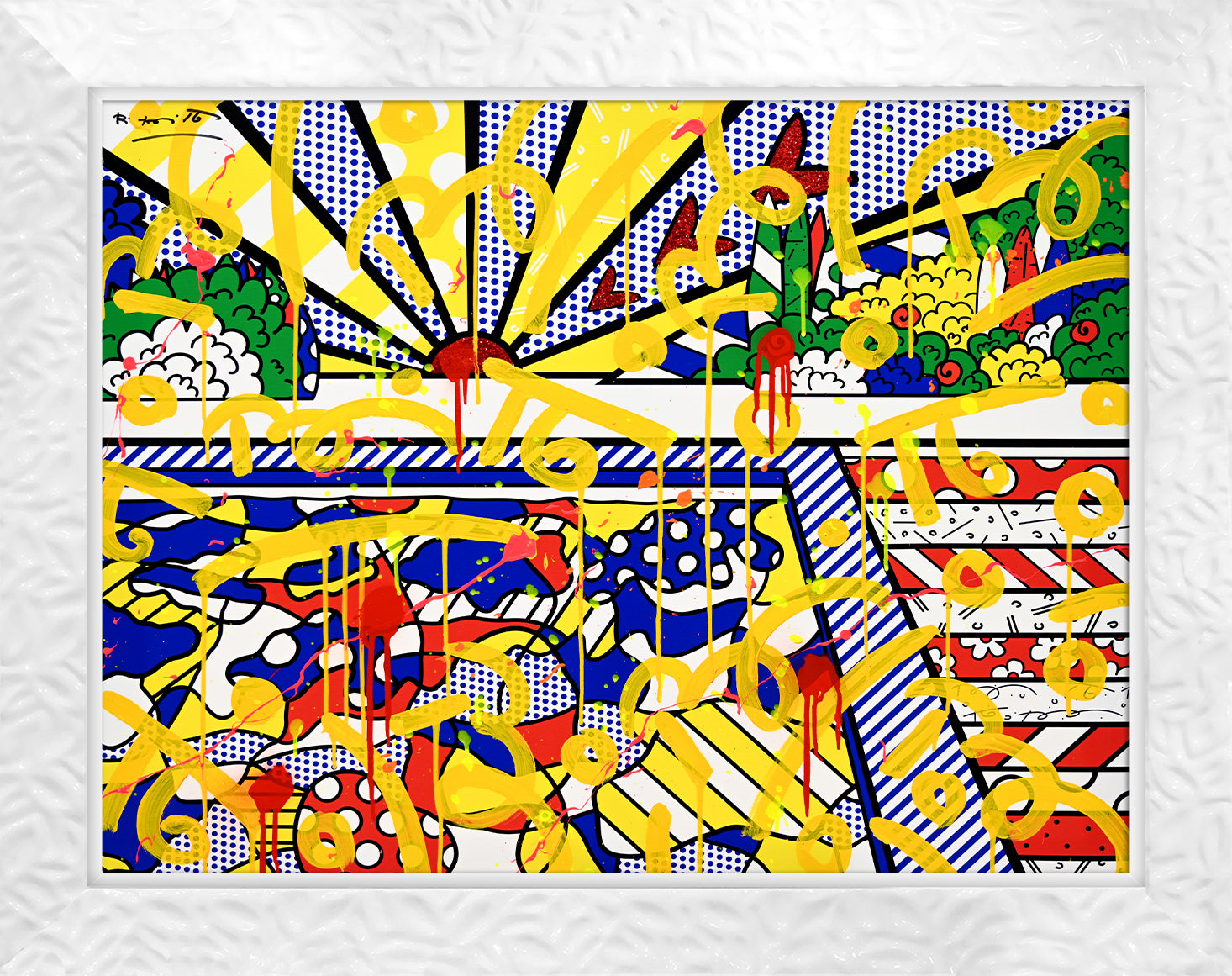 California Pool - Mixed Media Original