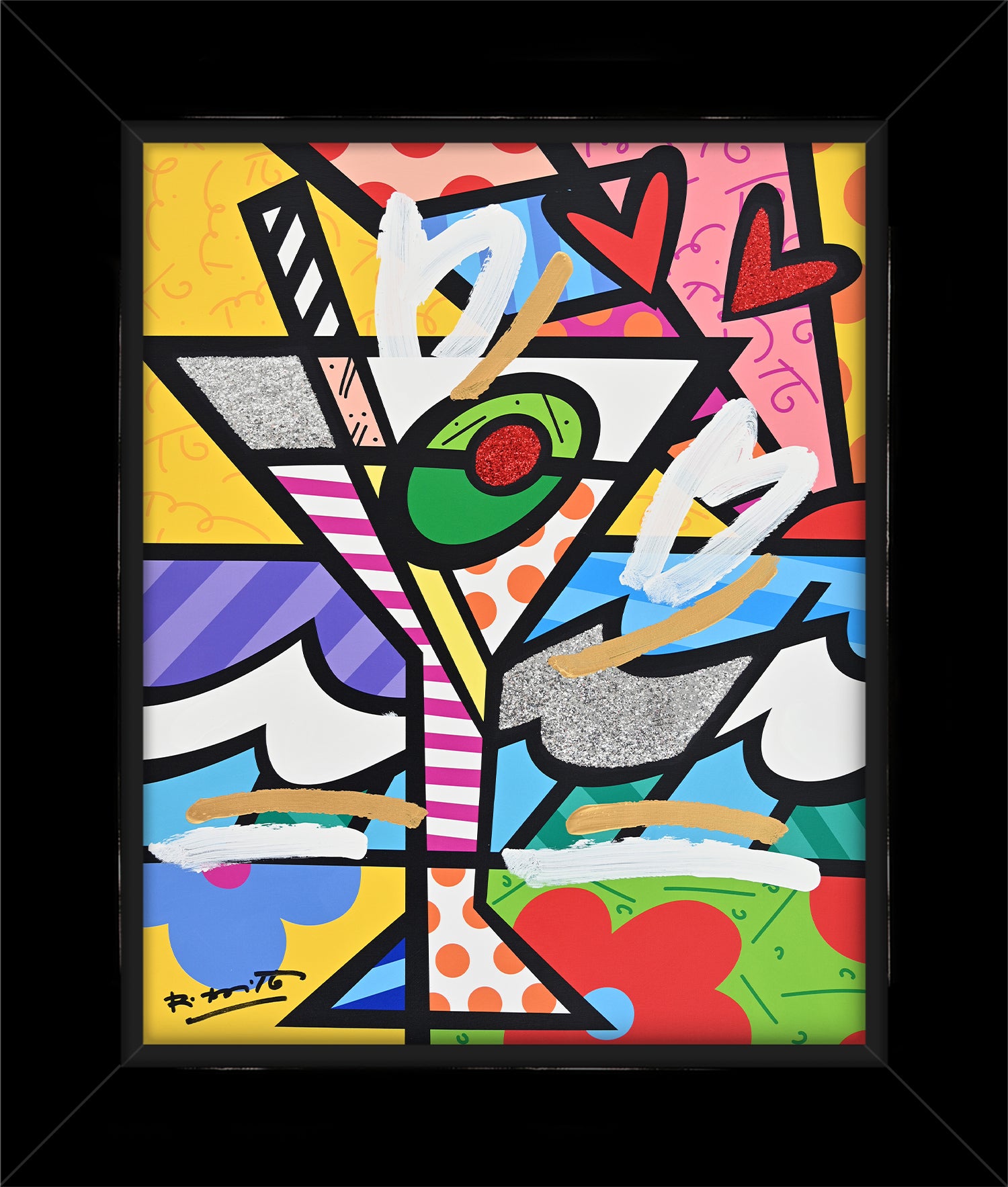 Britto Martini - Mixed Media Original
