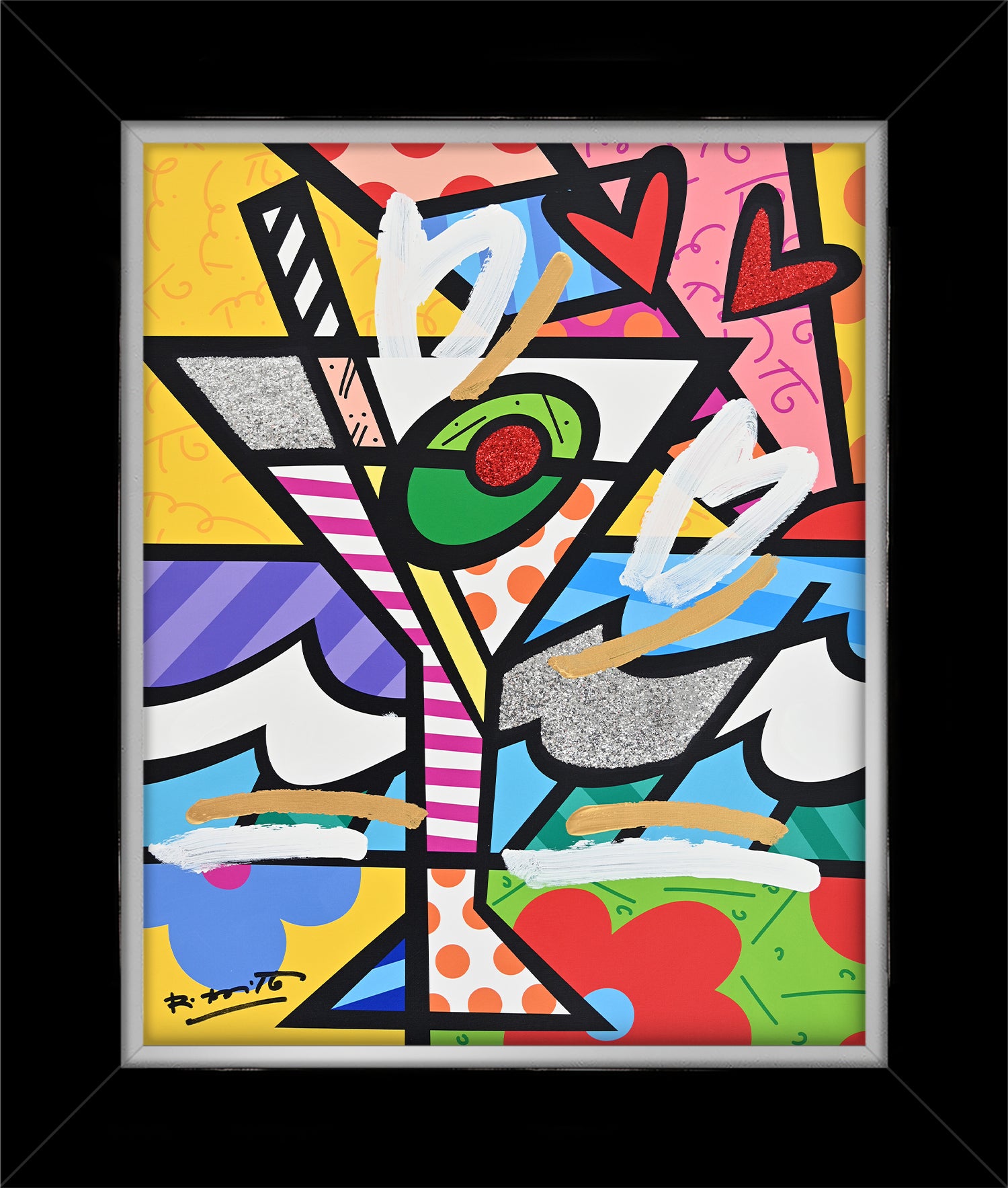 Britto Martini - Mixed Media Original