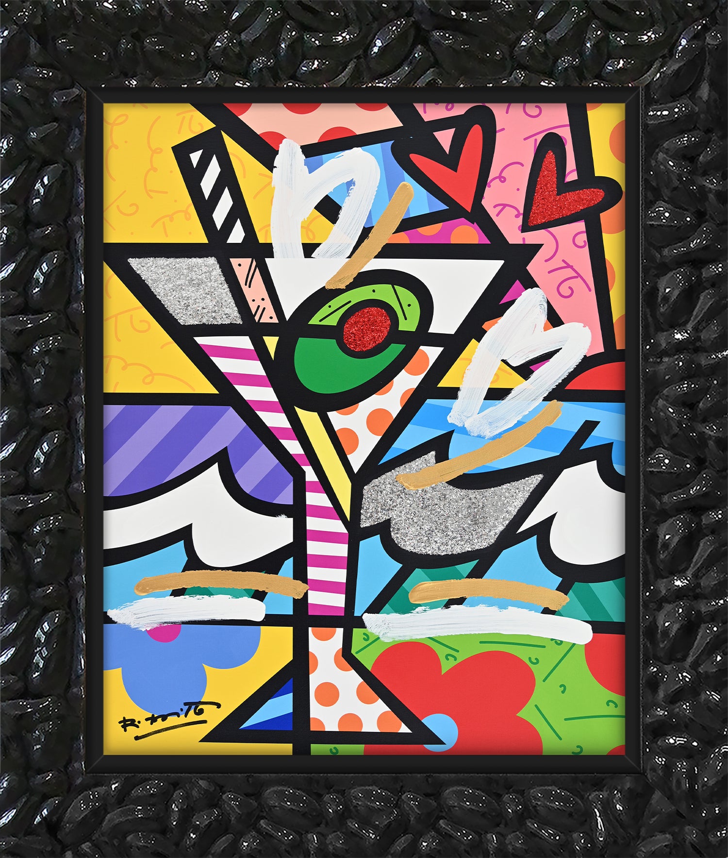 Britto Martini - Mixed Media Original