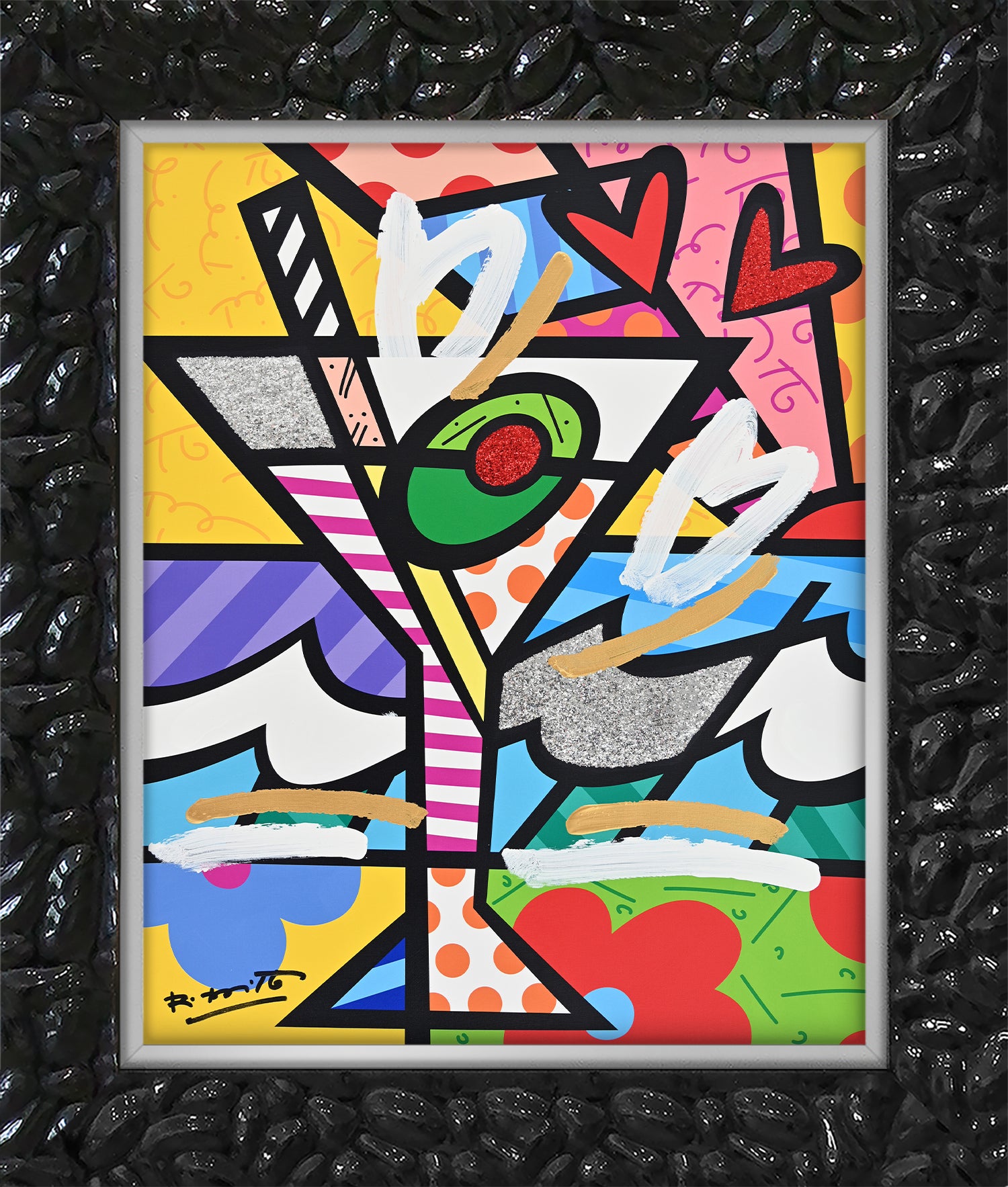 Britto Martini - Mixed Media Original