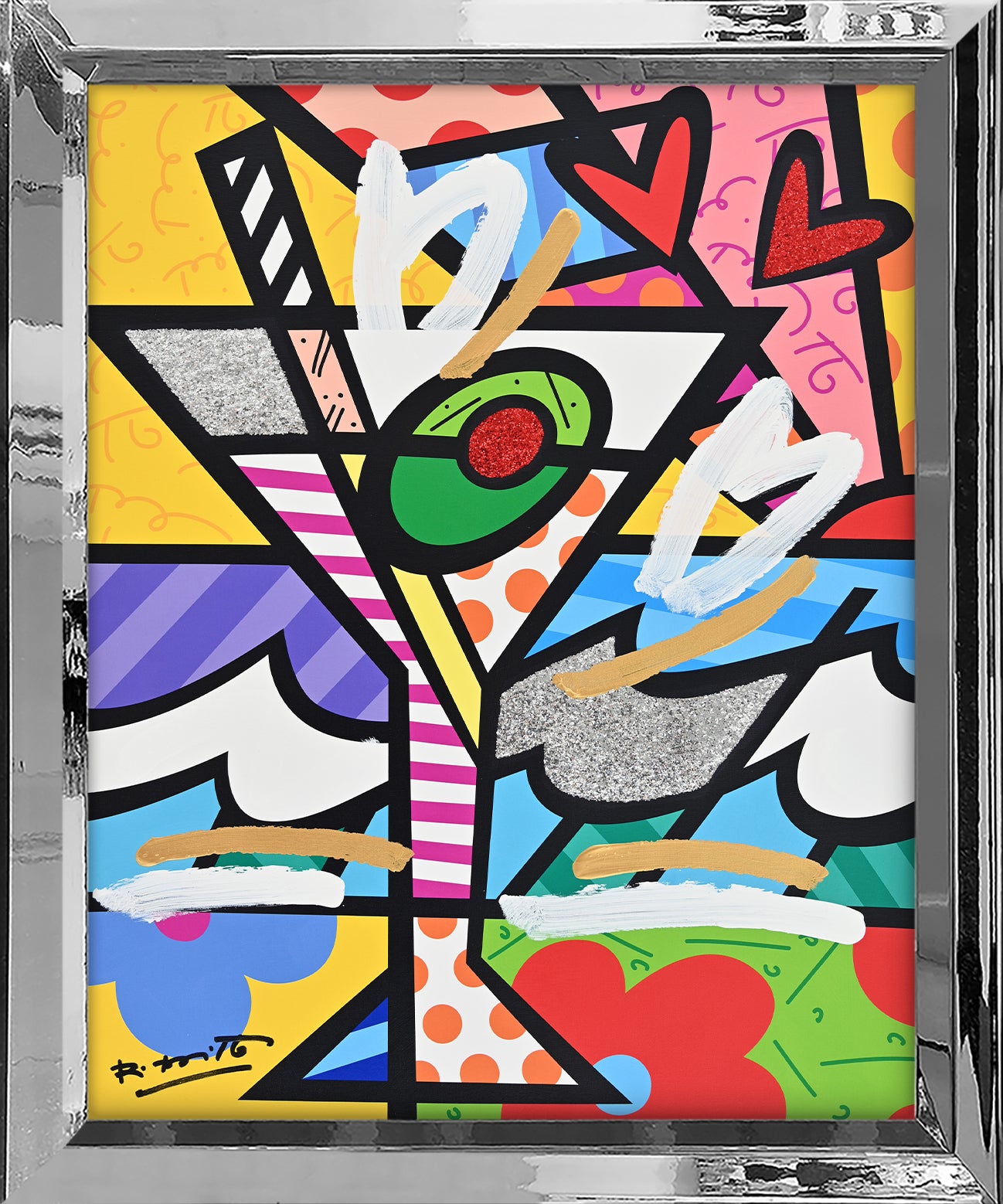 Britto Martini - Mixed Media Original