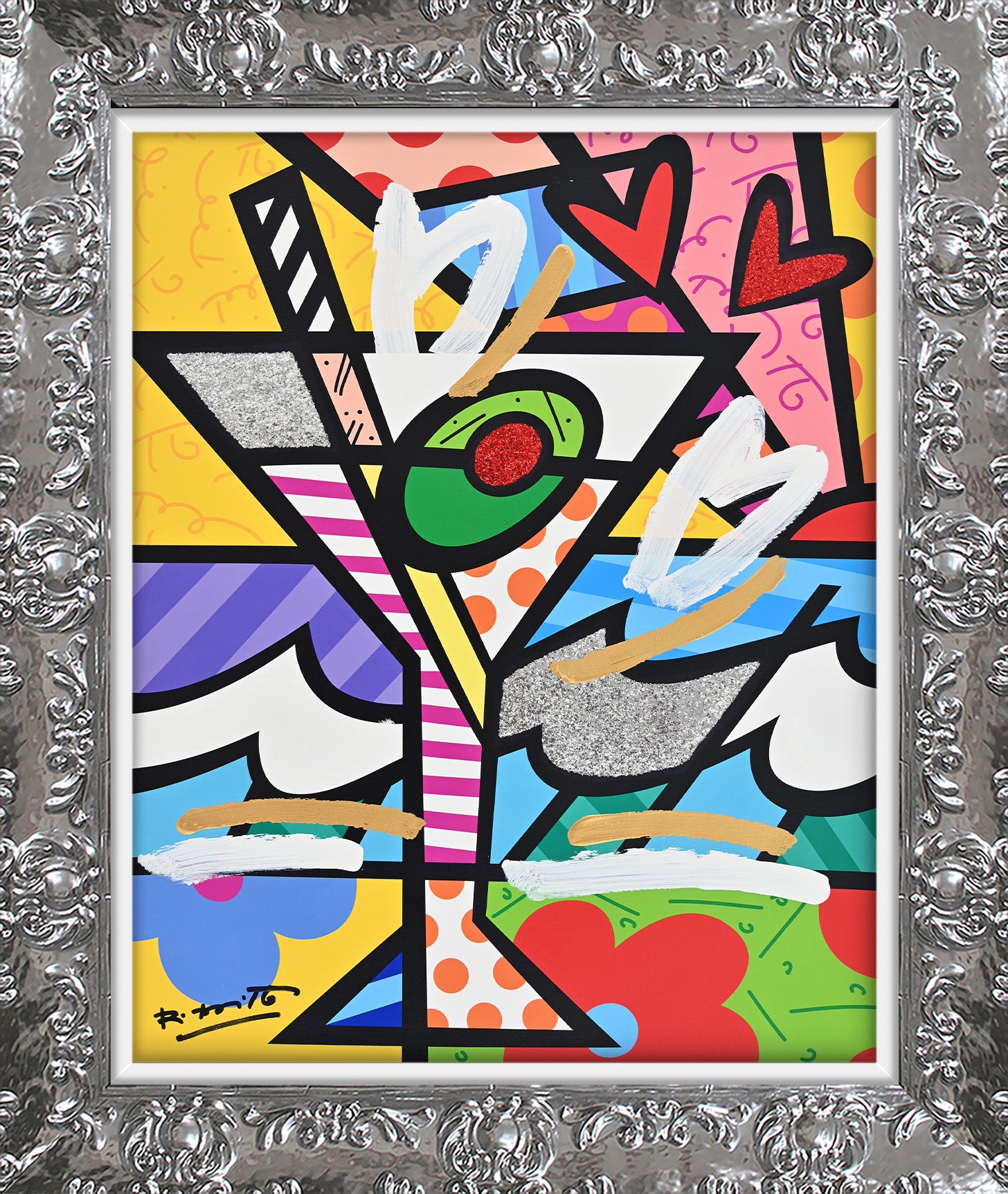 Britto Martini - Mixed Media Original
