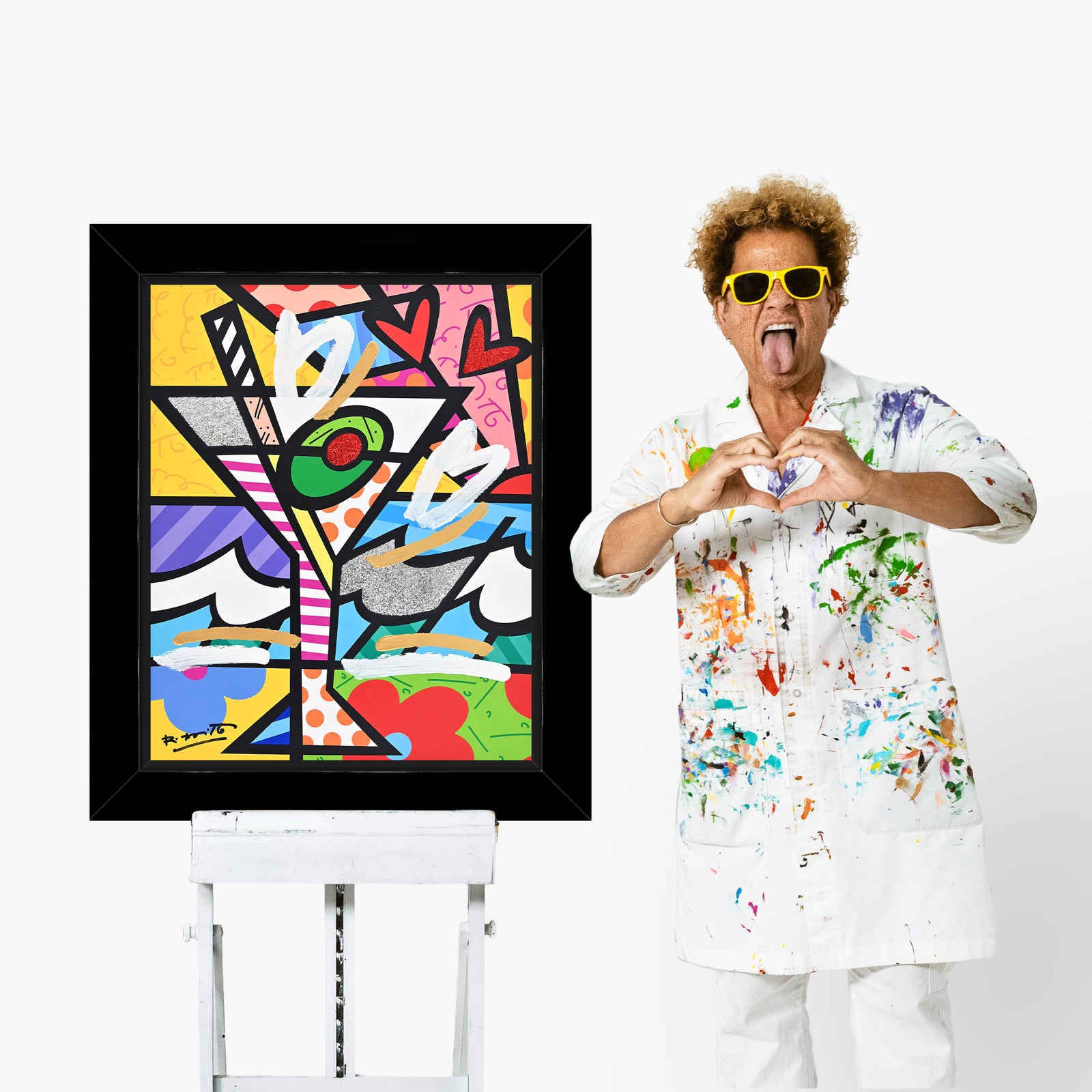 Britto Martini - Mixed Media Original