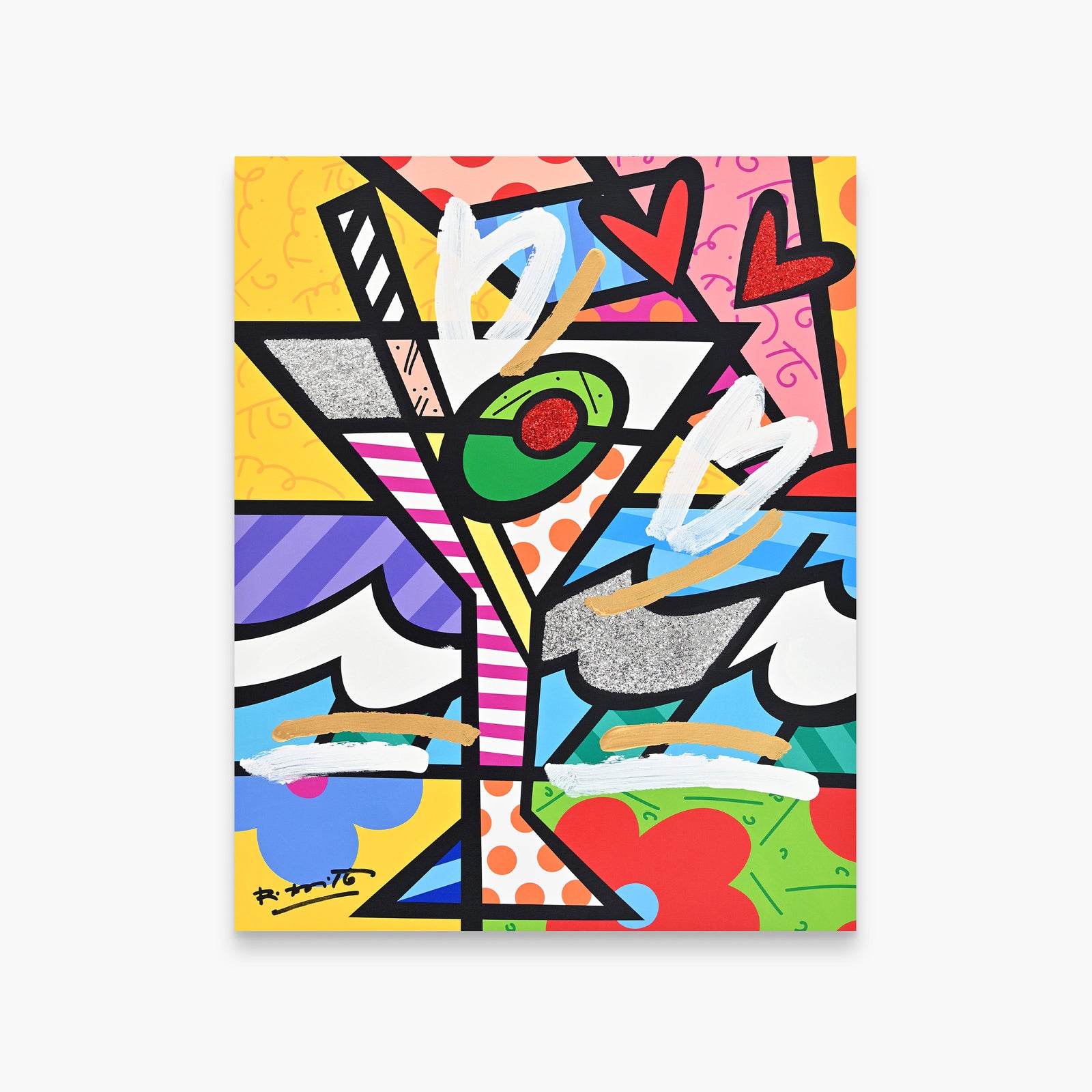 Britto Martini - Mixed Media Original