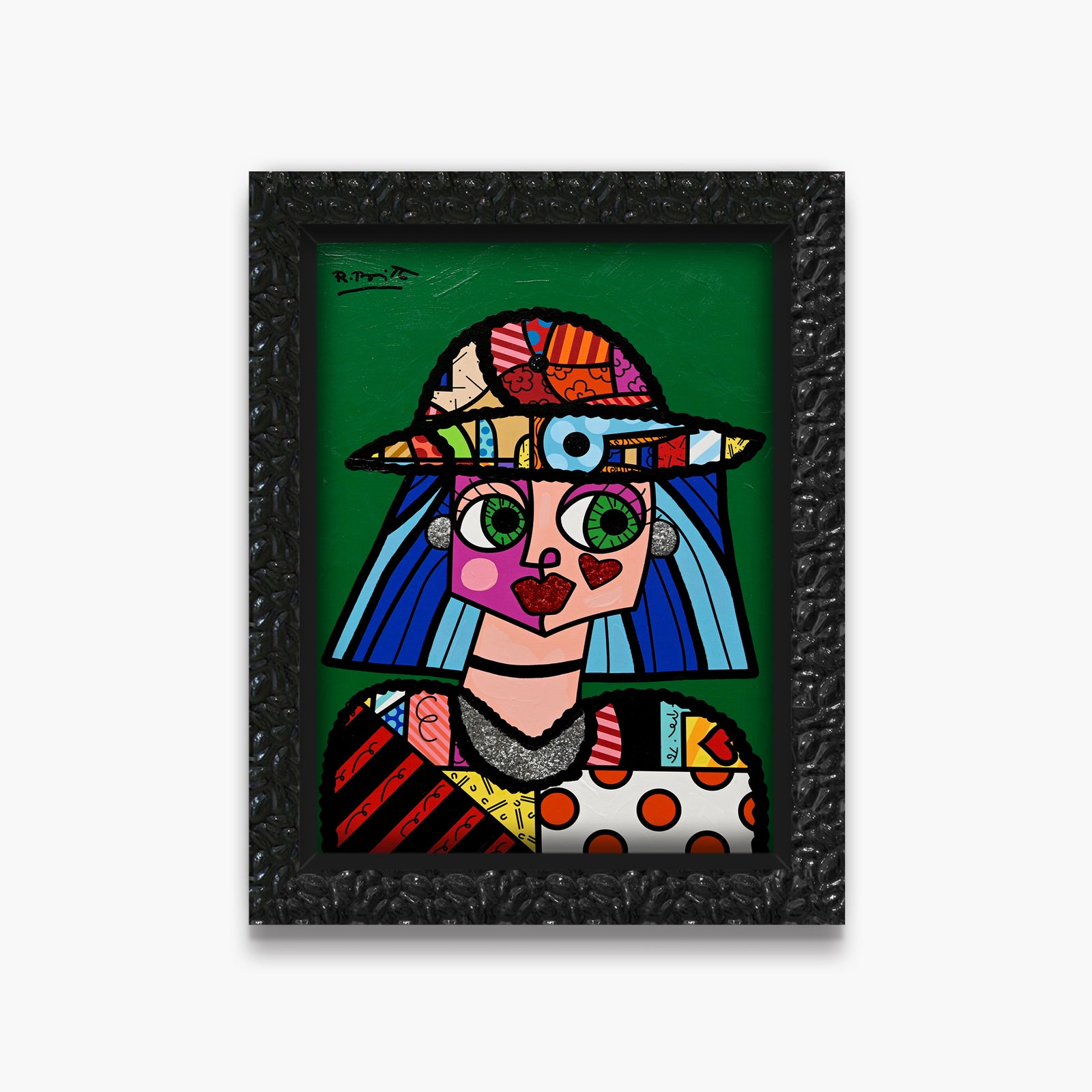 Britto Hat - Mixed Media Original