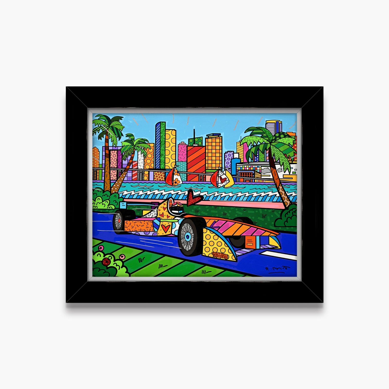 Miami Grand Prix - Mixed Media Original