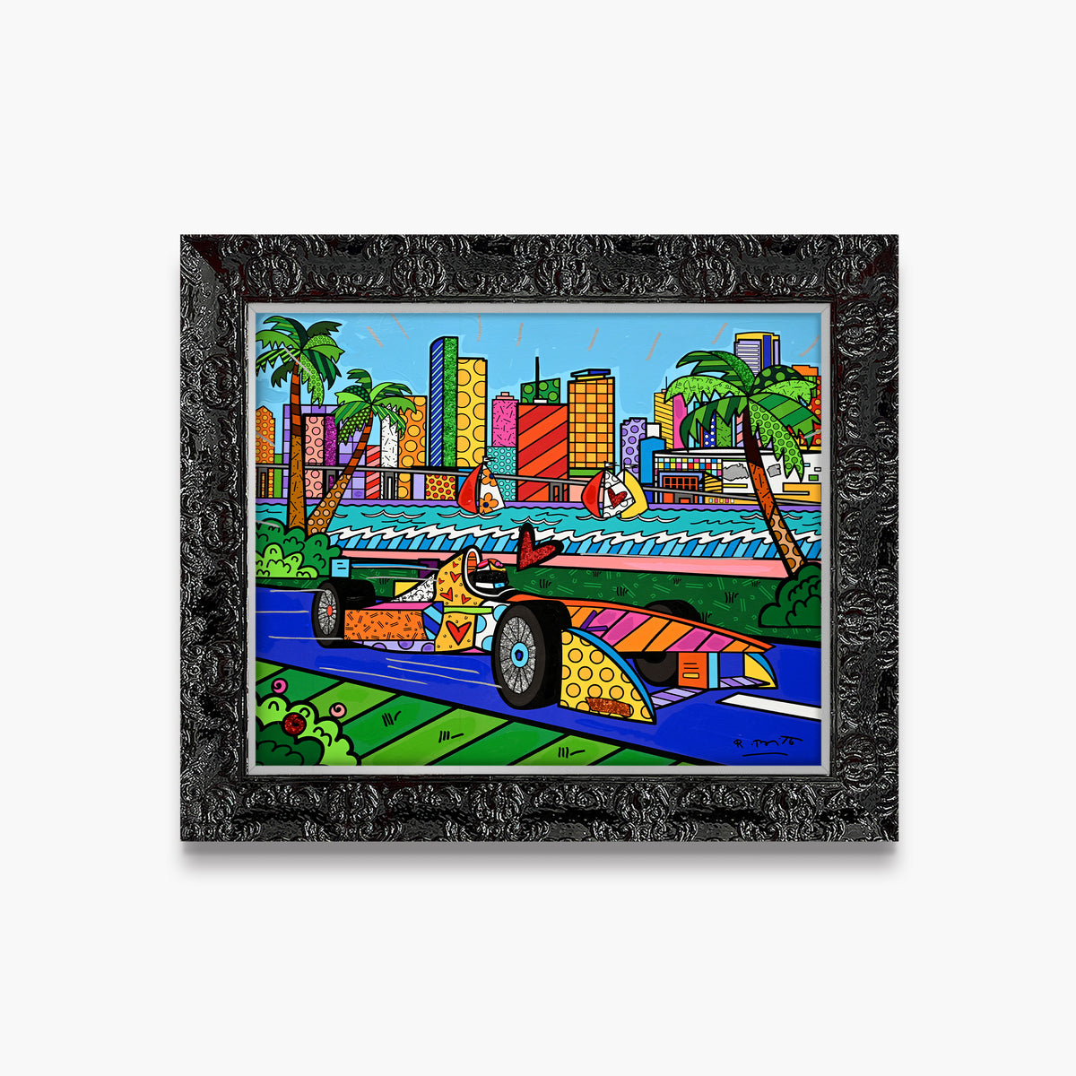Miami Grand Prix - Mixed Media Original