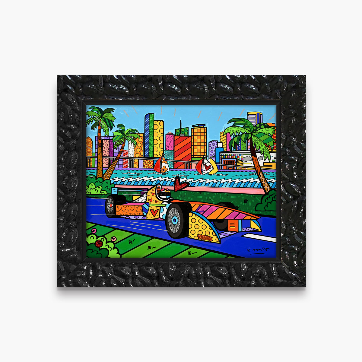 Miami Grand Prix - Mixed Media Original