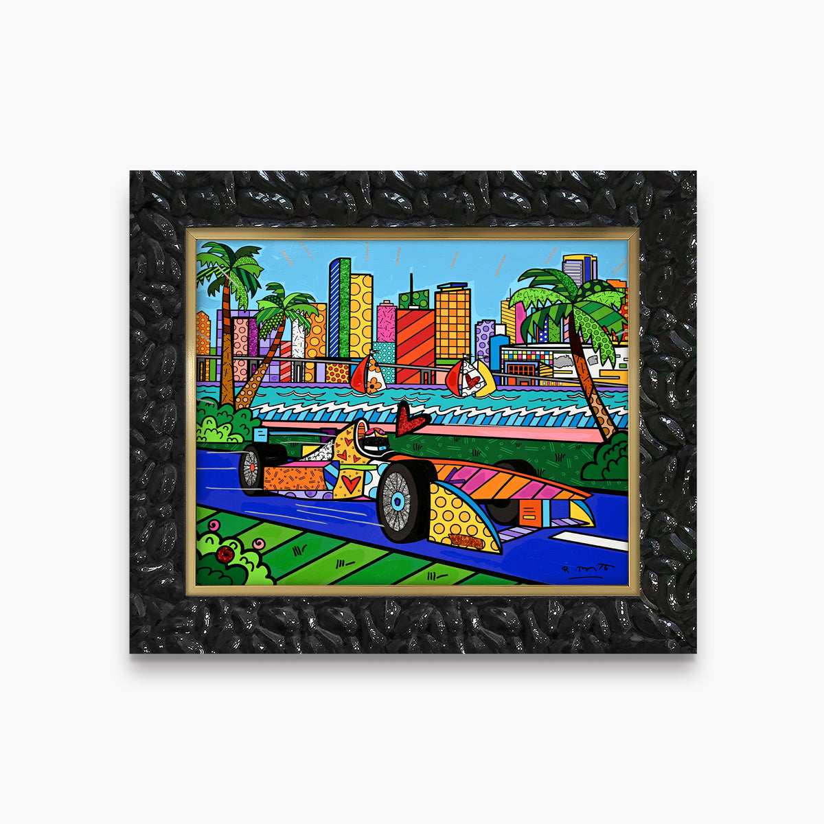 Miami Grand Prix - Mixed Media Original