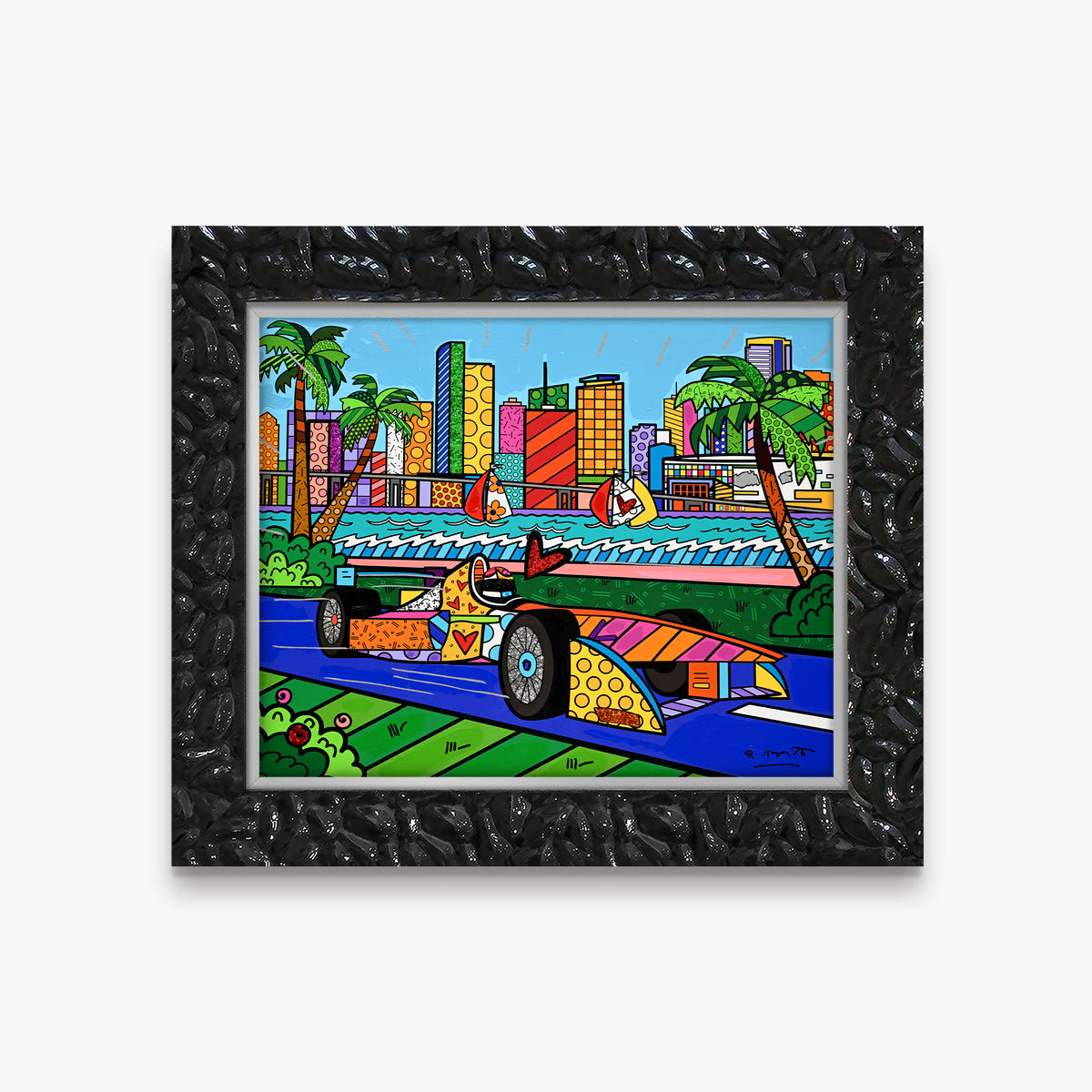 Miami Grand Prix - Mixed Media Original