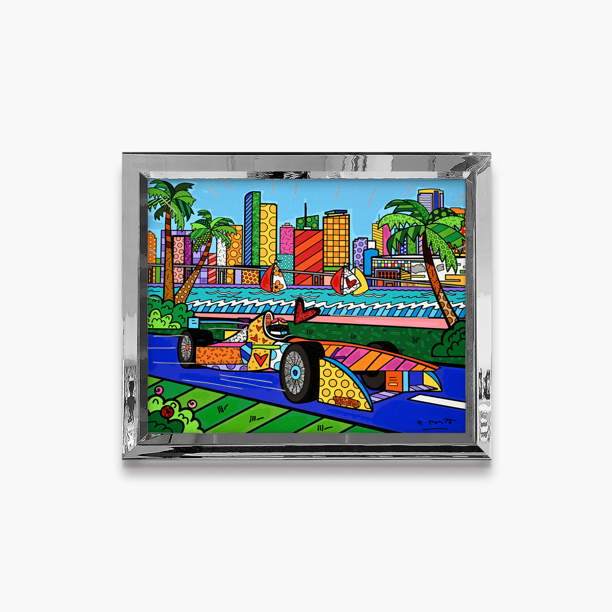 Miami Grand Prix - Mixed Media Original