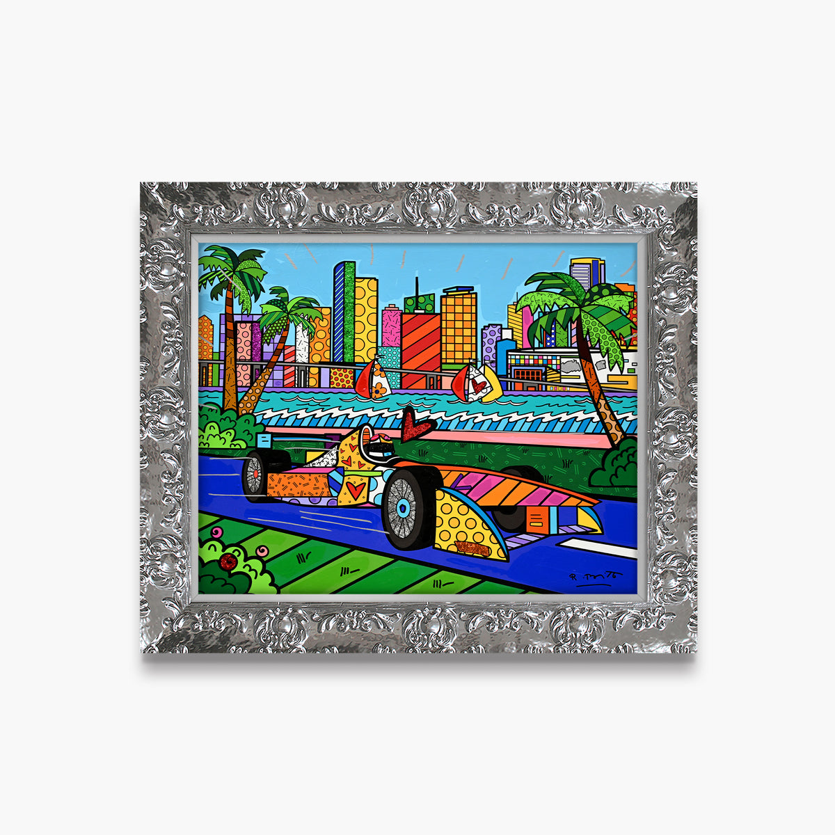 Miami Grand Prix - Mixed Media Original