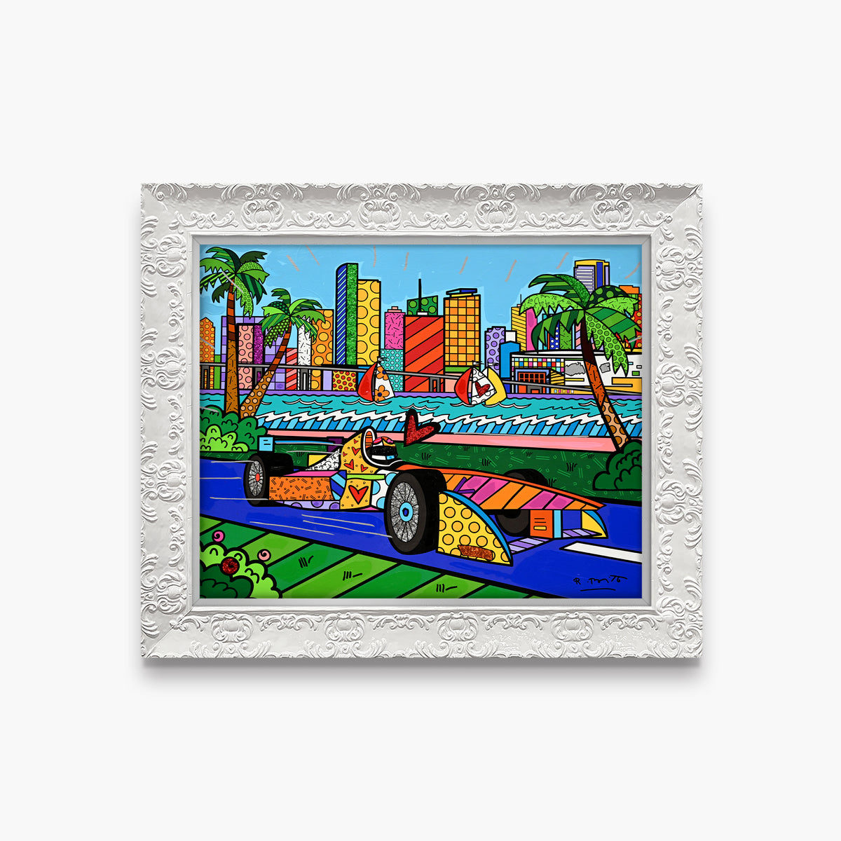 Miami Grand Prix - Mixed Media Original