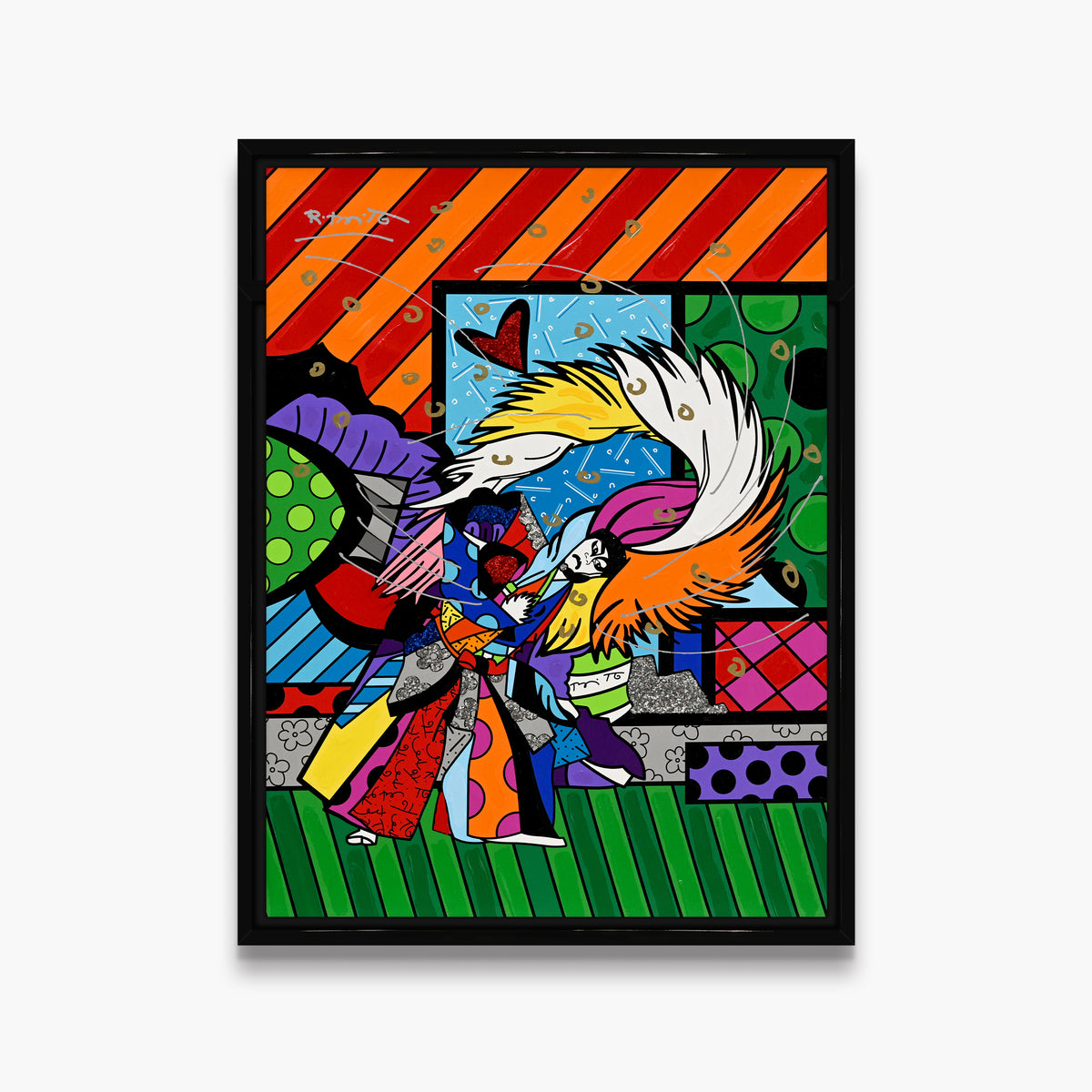 Spirit of Kabuki - Mixed Media Original