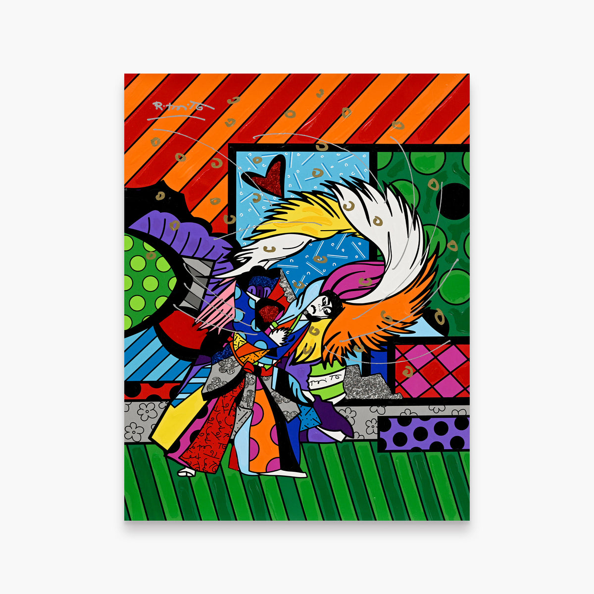 Spirit of Kabuki - Mixed Media Original