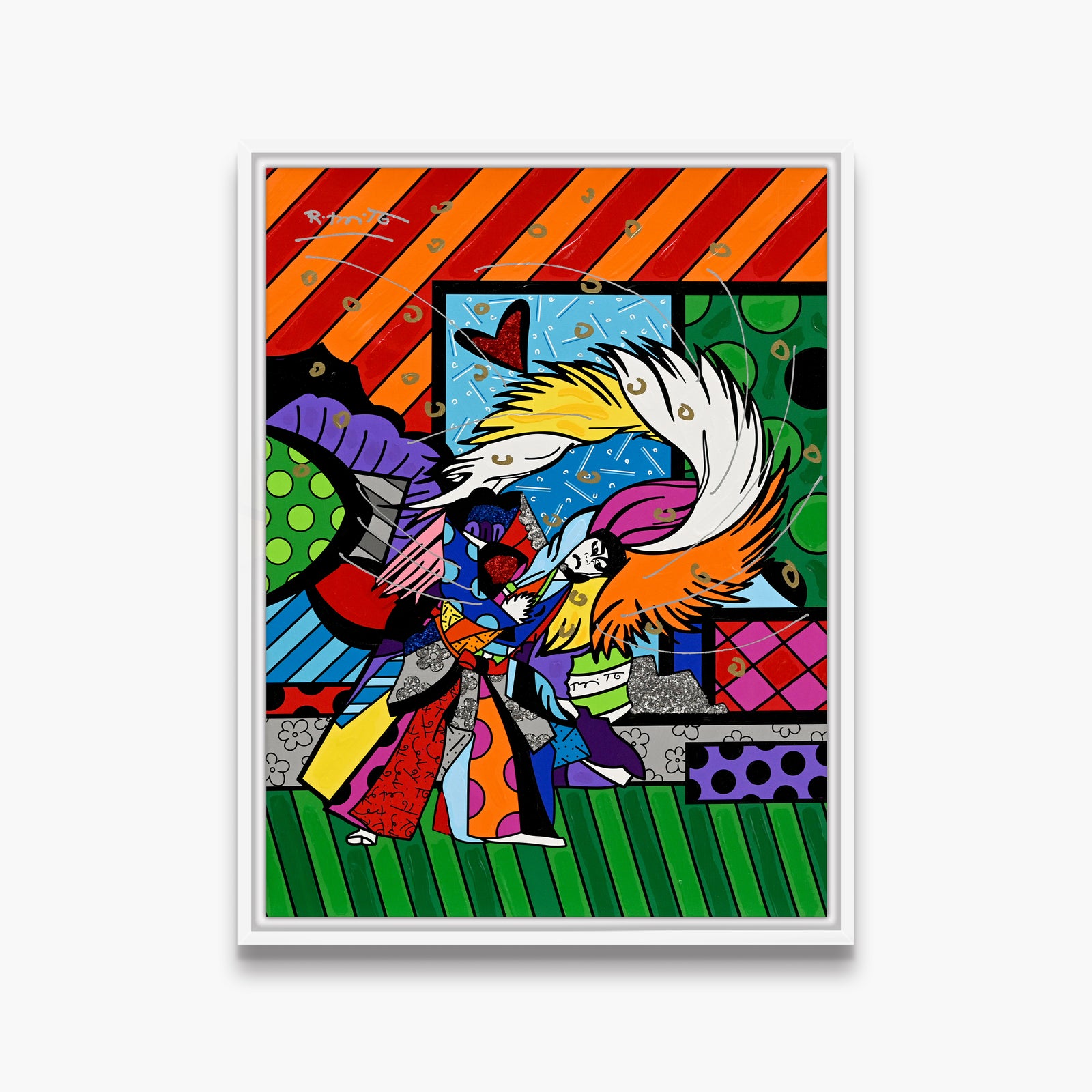 Spirit of Kabuki - Mixed Media Original