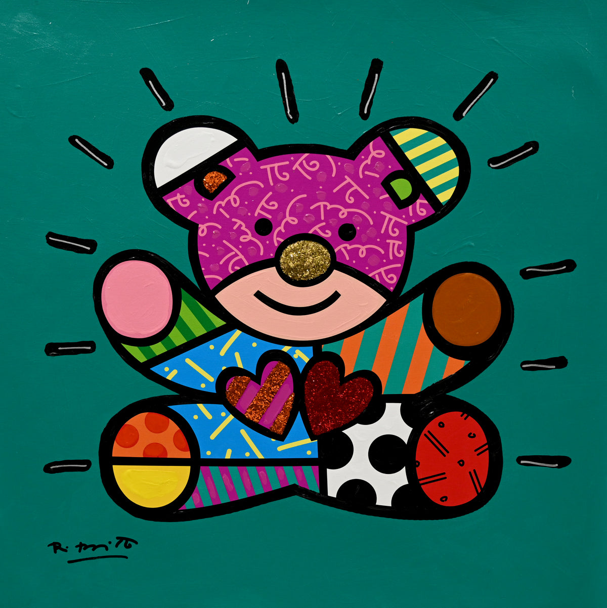 Happy Girl - Mixed Media Original