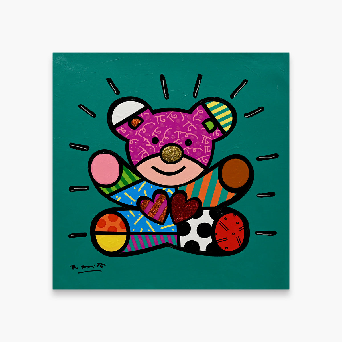 Happy Girl - Mixed Media Original