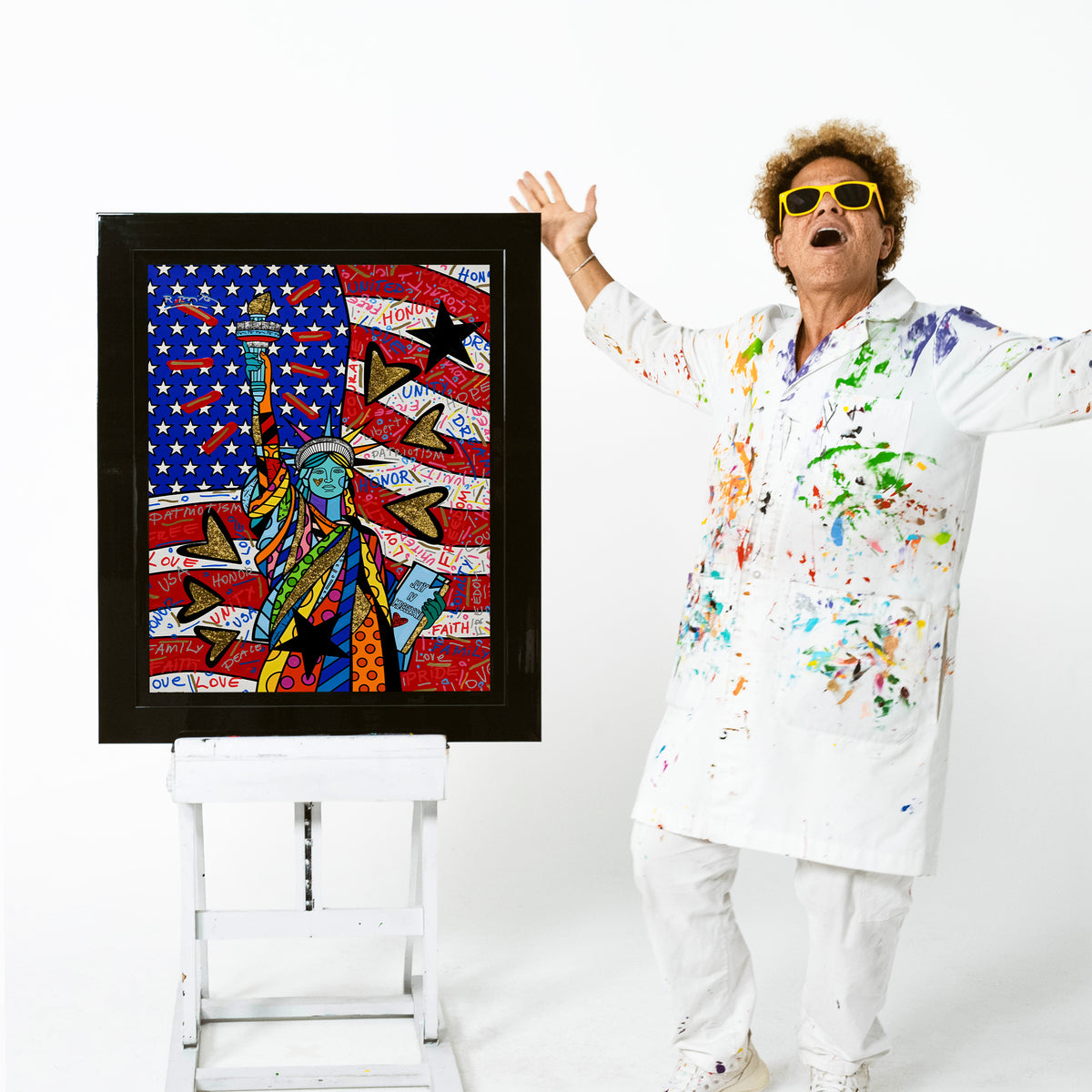 Liberty for All - Mixed Media Original