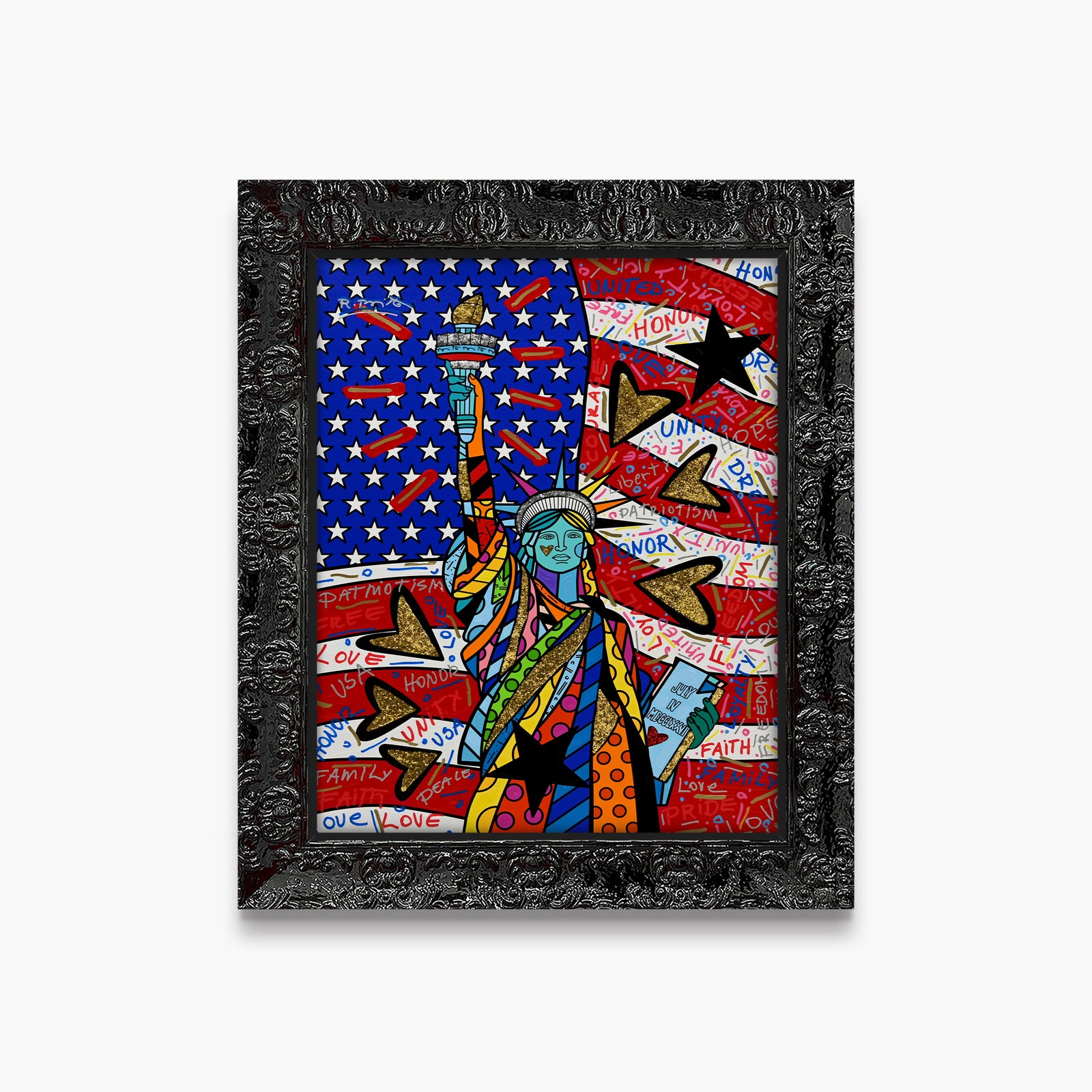 Liberty for All - Mixed Media Original