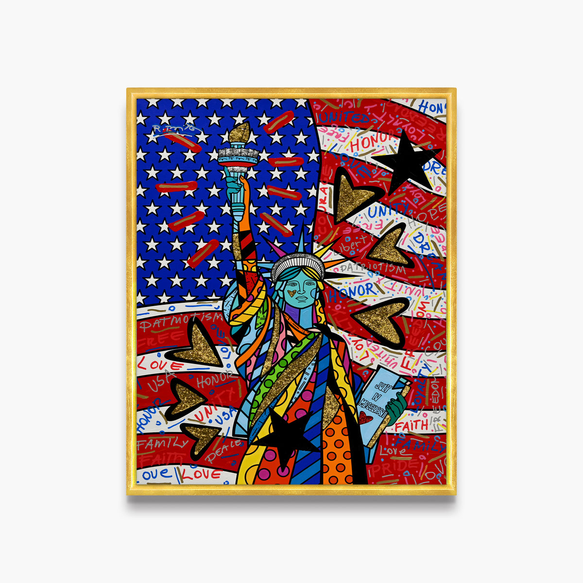 Liberty for All - Mixed Media Original