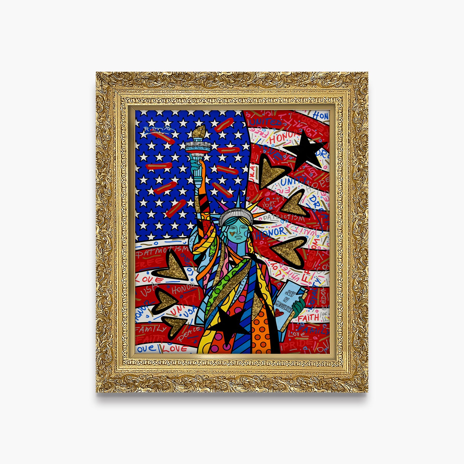 Liberty for All - Mixed Media Original