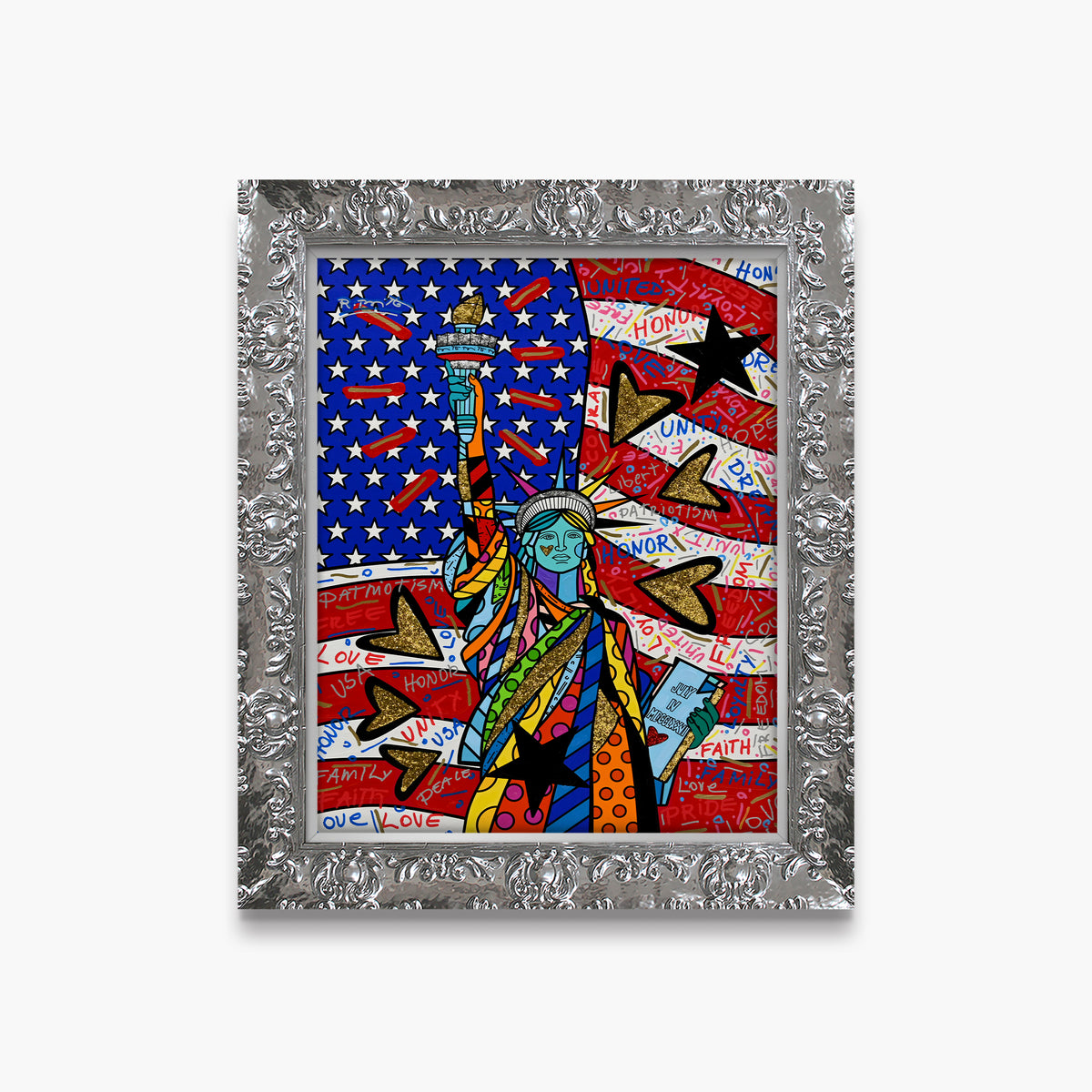 Liberty for All - Mixed Media Original