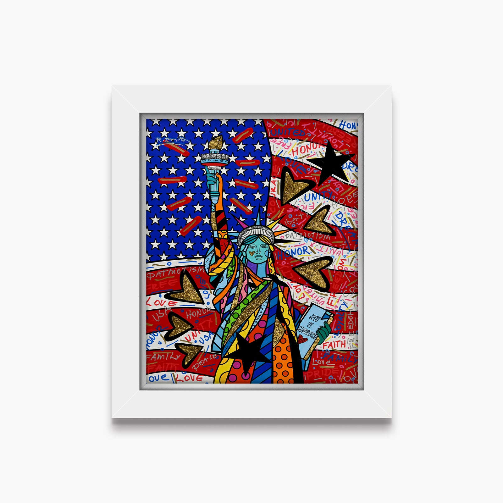 Liberty for All - Mixed Media Original