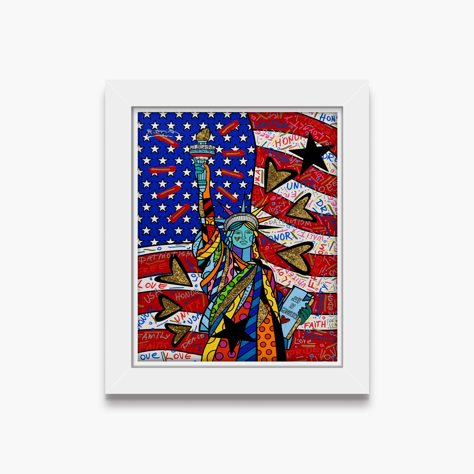Liberty for All - Mixed Media Original