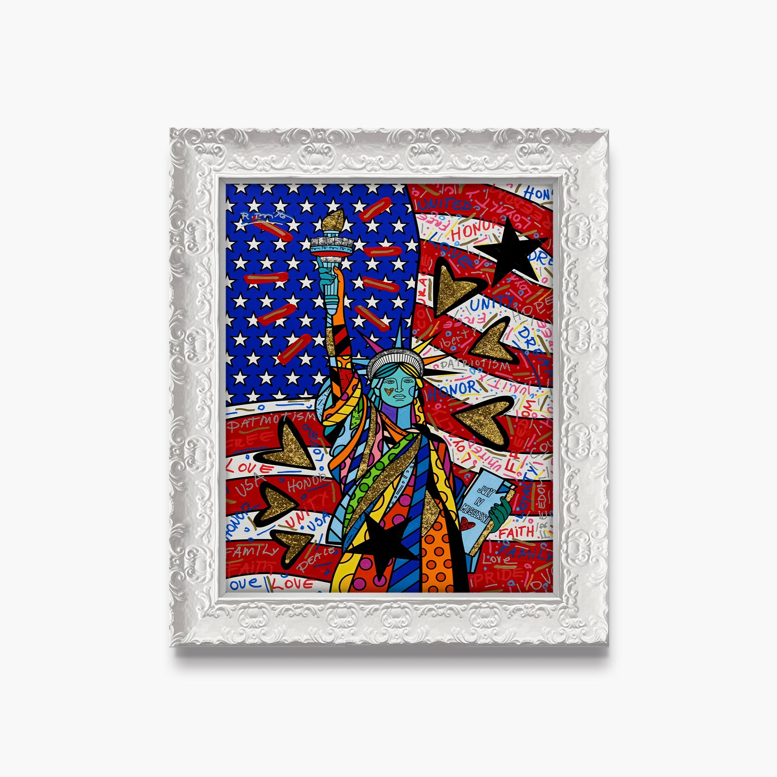 Liberty for All - Mixed Media Original
