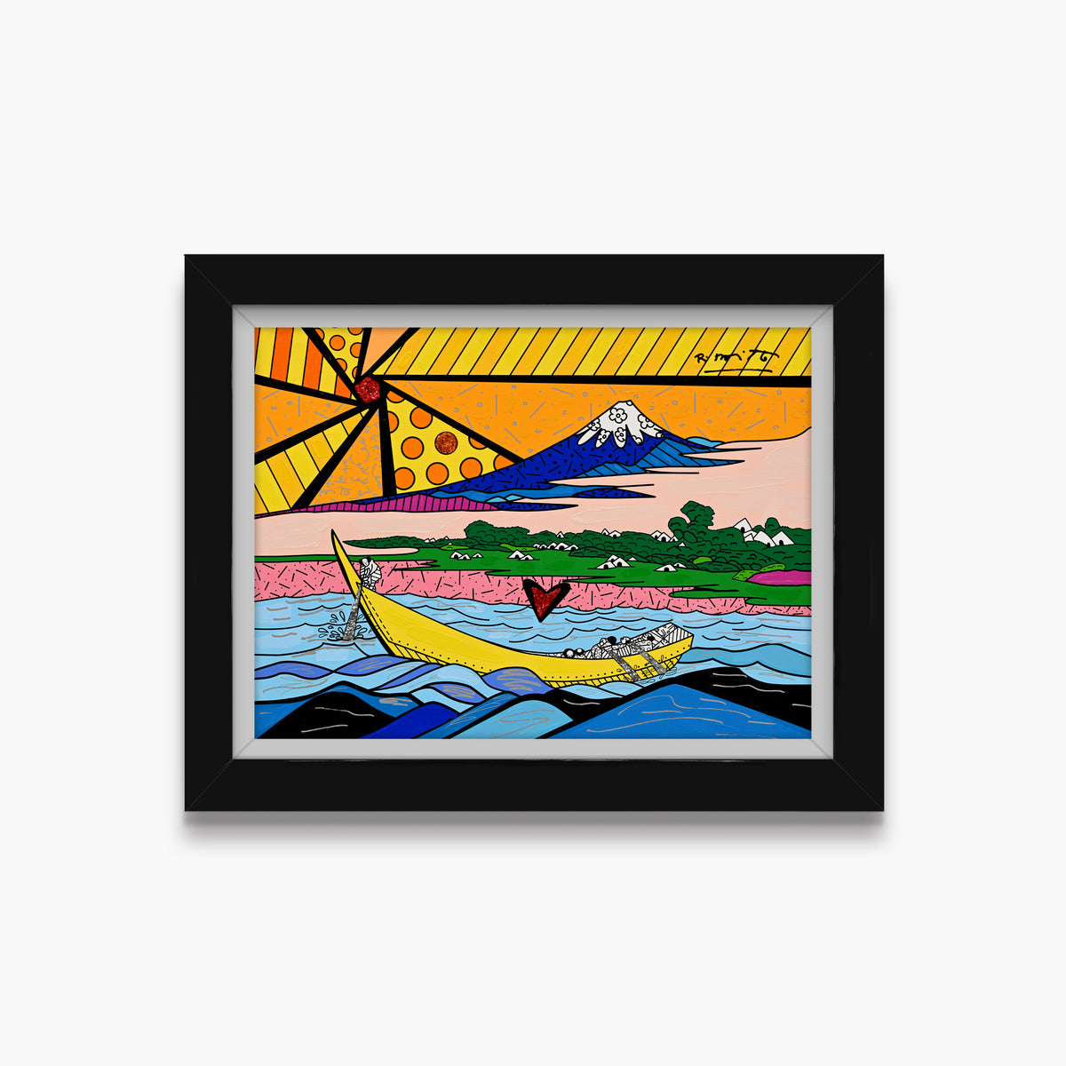 Fuji Dreams - Mixed Media Original