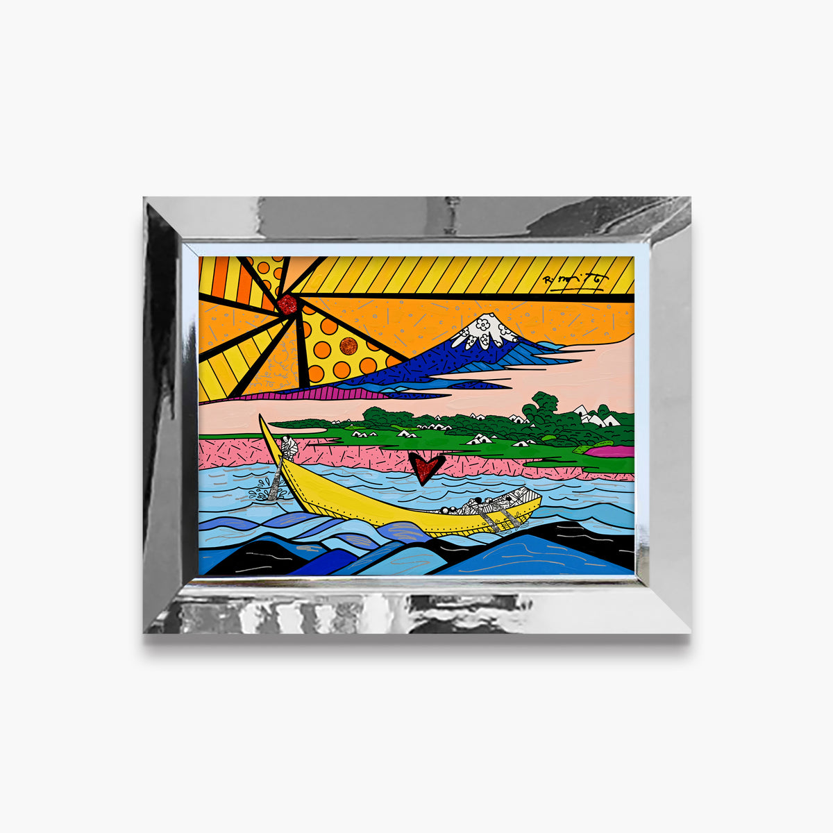 Fuji Dreams - Mixed Media Original