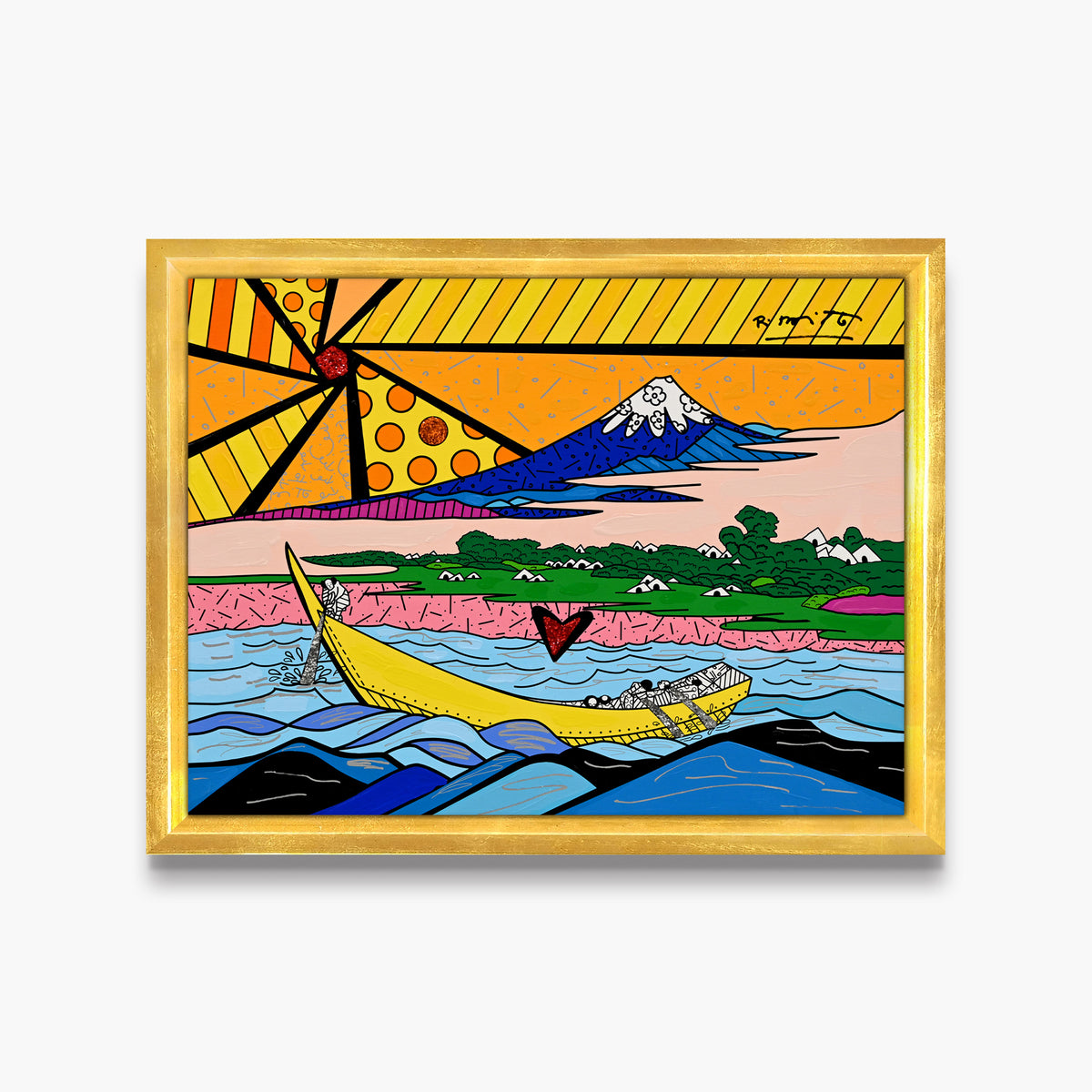 Fuji Dreams - Mixed Media Original