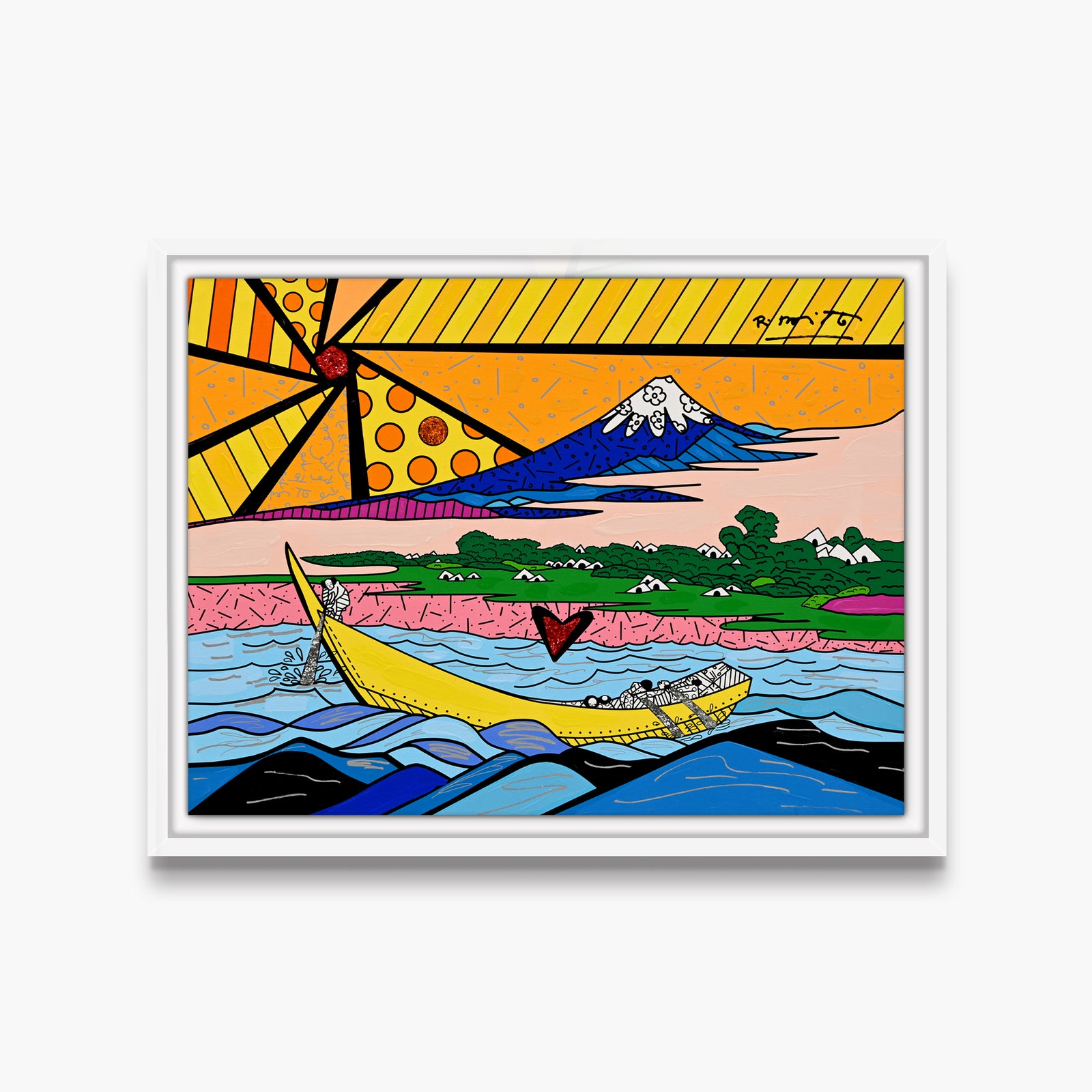Fuji Dreams - Mixed Media Original