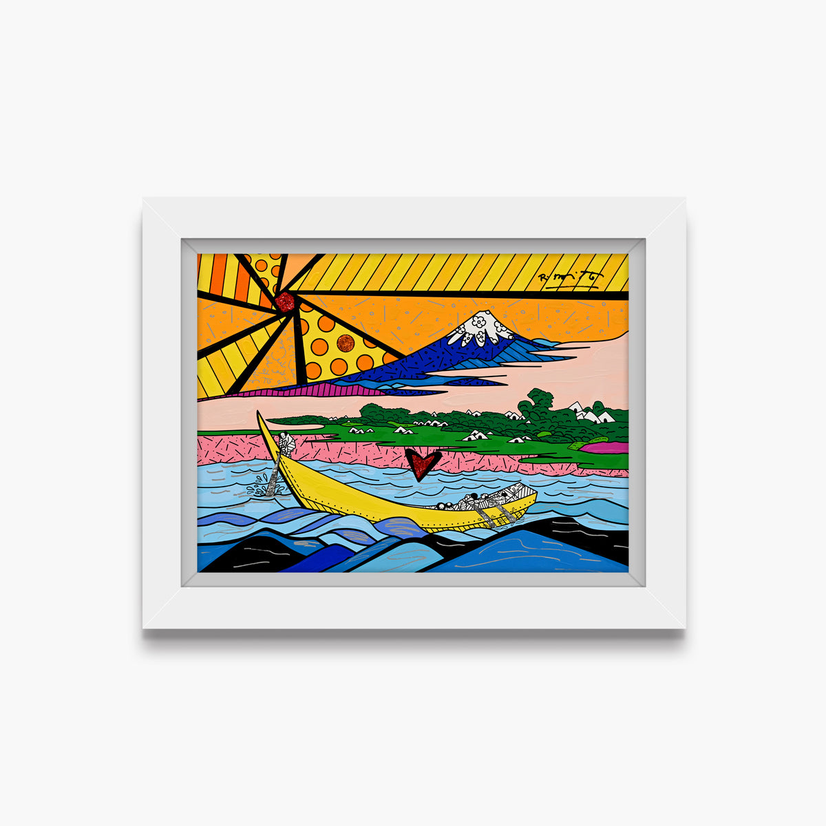 Fuji Dreams - Mixed Media Original
