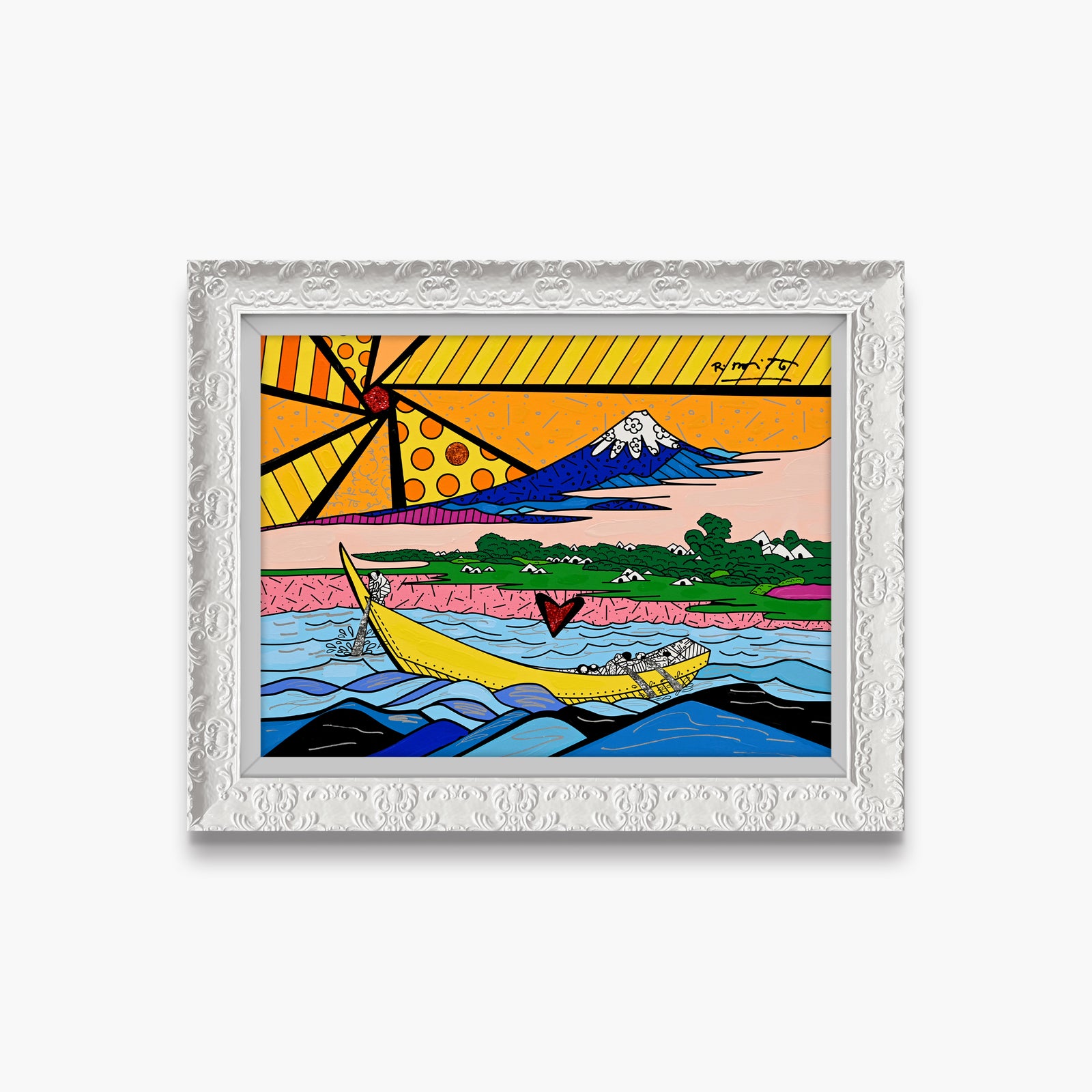 Fuji Dreams - Mixed Media Original