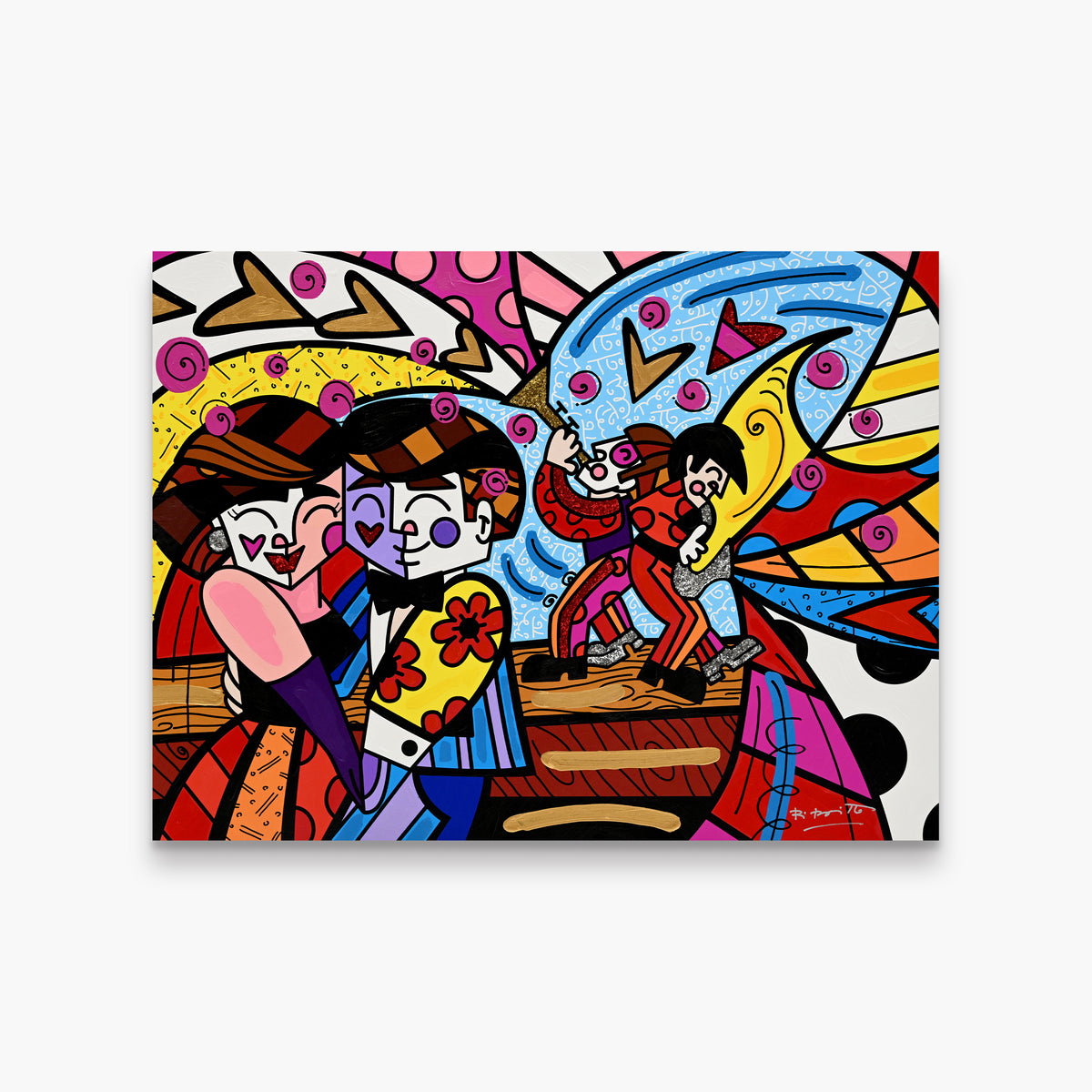 Sound of Love - Mixed Media Original