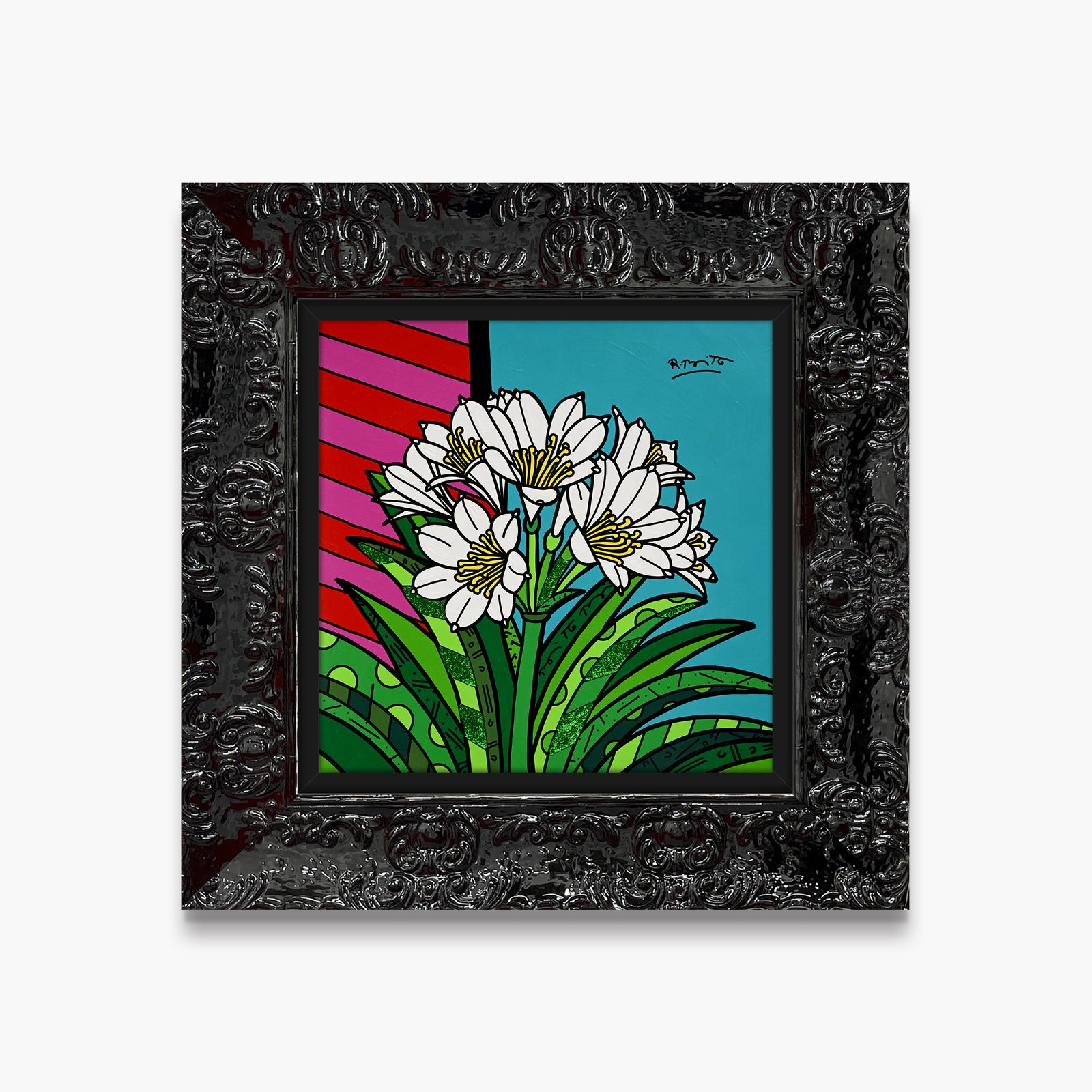 Lili Buffet - Mixed Media Original