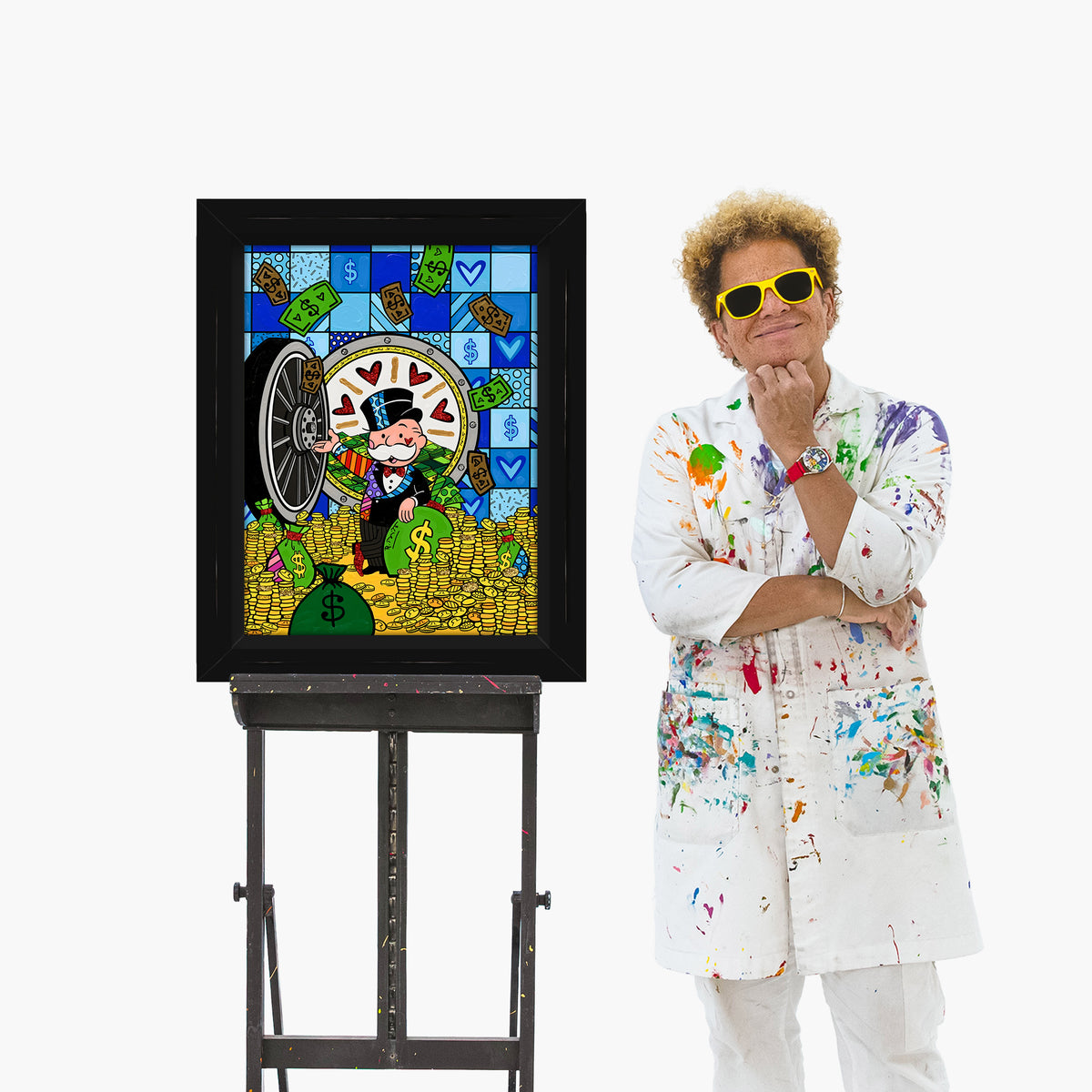 Making A Fortune - Mixed Media Original