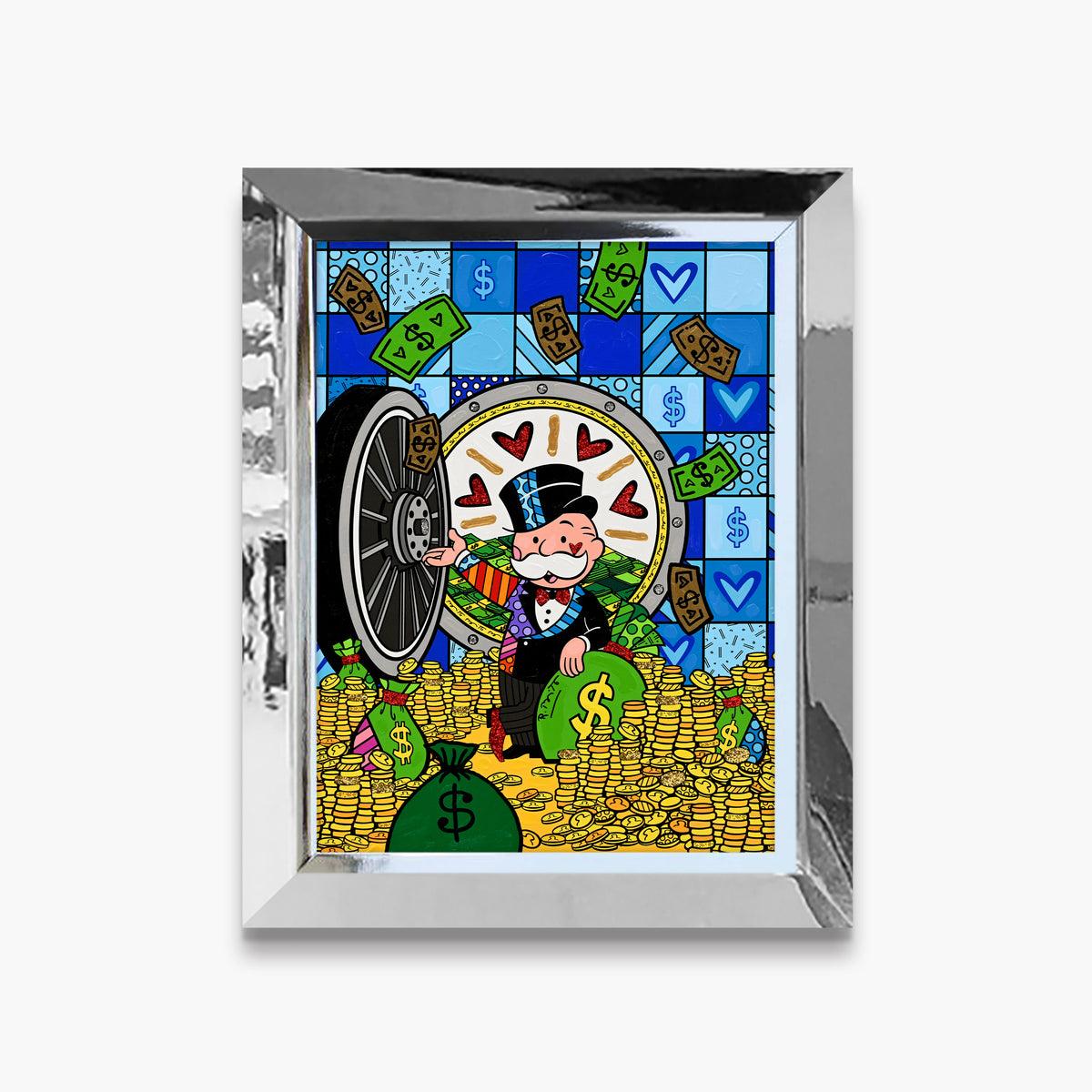 Making A Fortune - Mixed Media Original