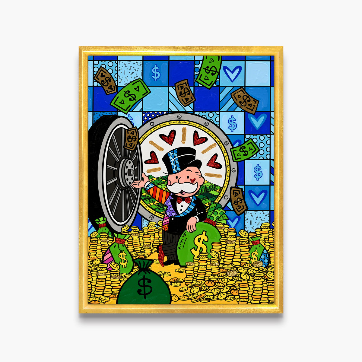 Making A Fortune - Mixed Media Original